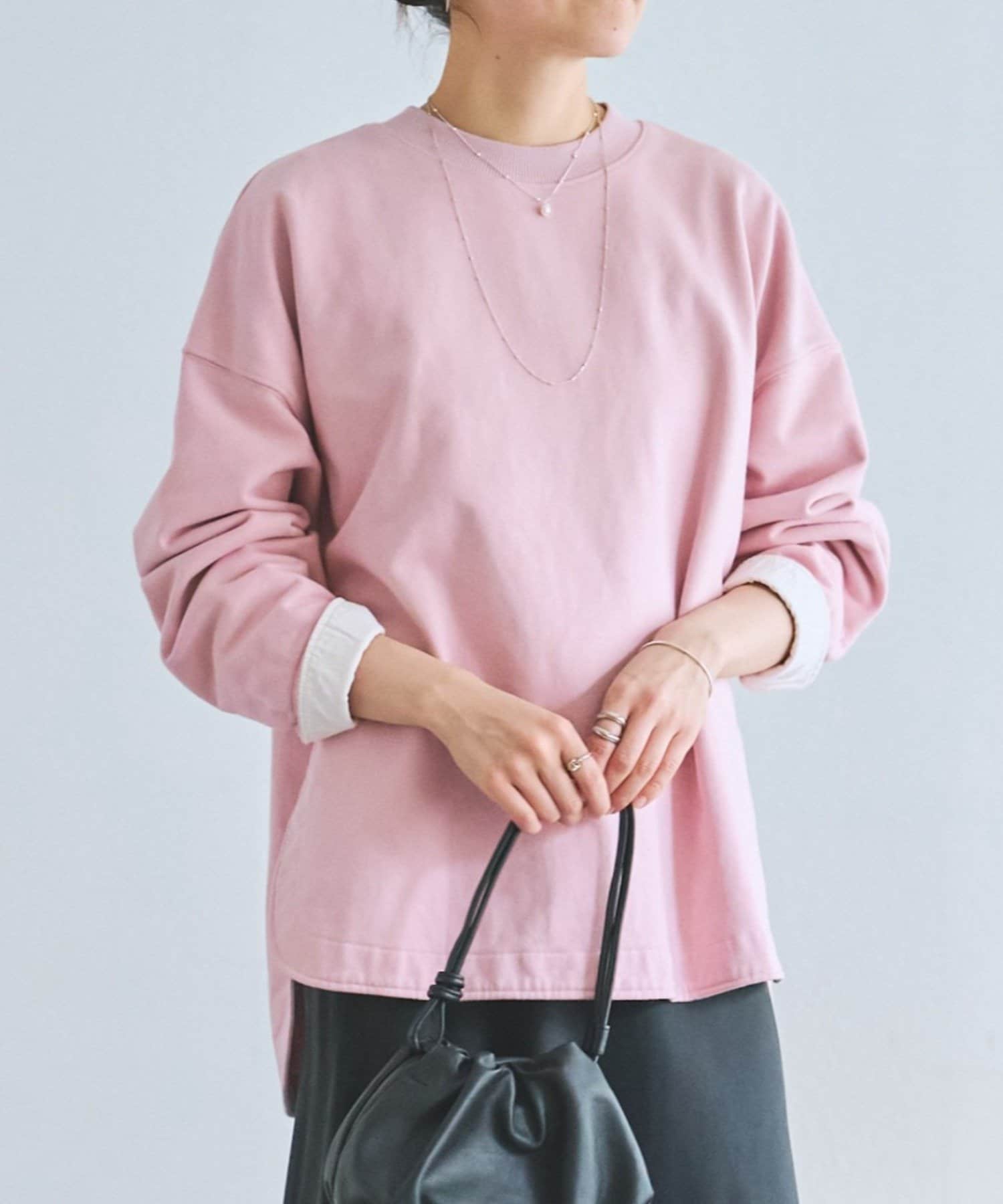 BEARDSLEY(ビアズリー) シャツカフス裏毛プルオーバー