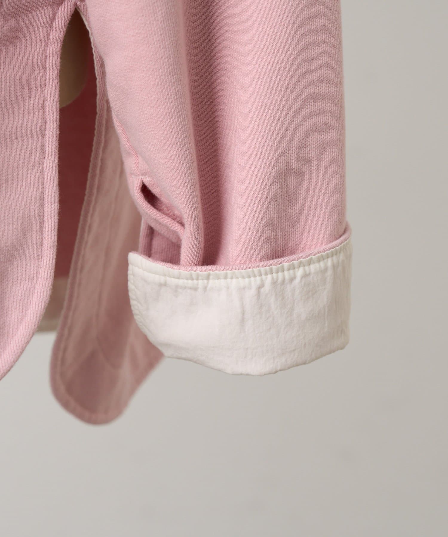 BEARDSLEY(ビアズリー) シャツカフス裏毛プルオーバー