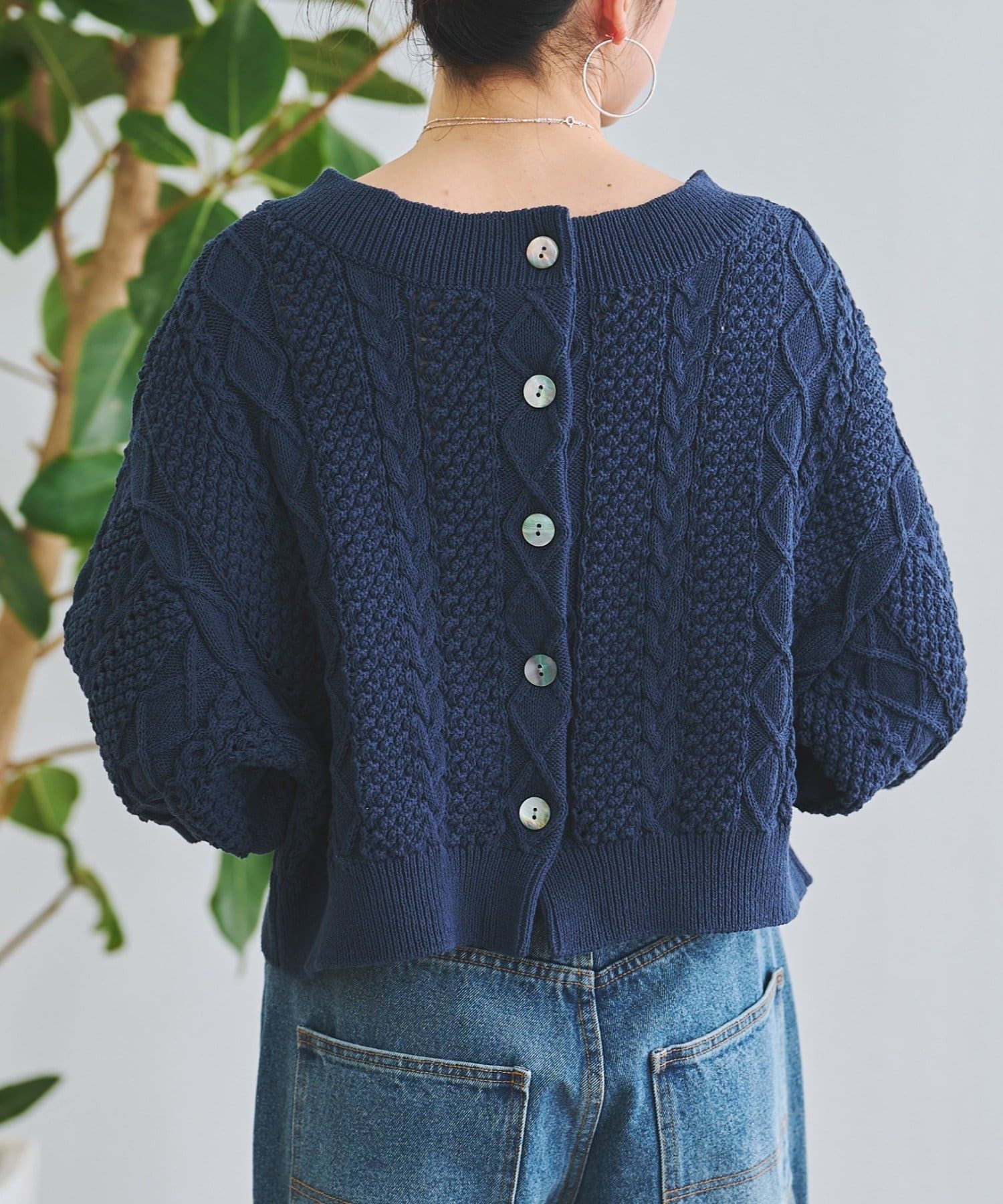 BEARDSLEY(ビアズリー) ケーブルニットプルオーバー