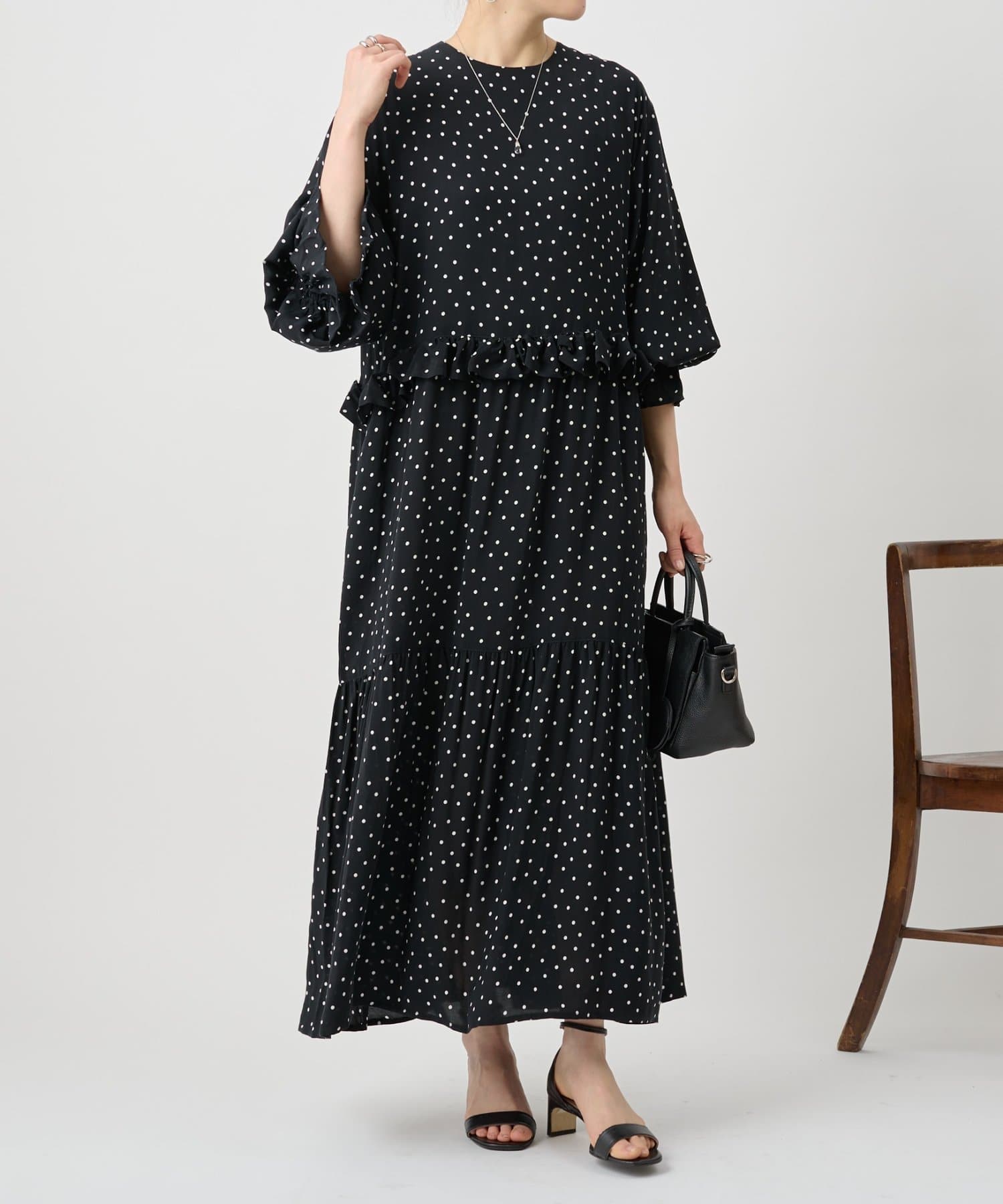 BEARDSLEY(ビアズリー) フリルコンビワンピース