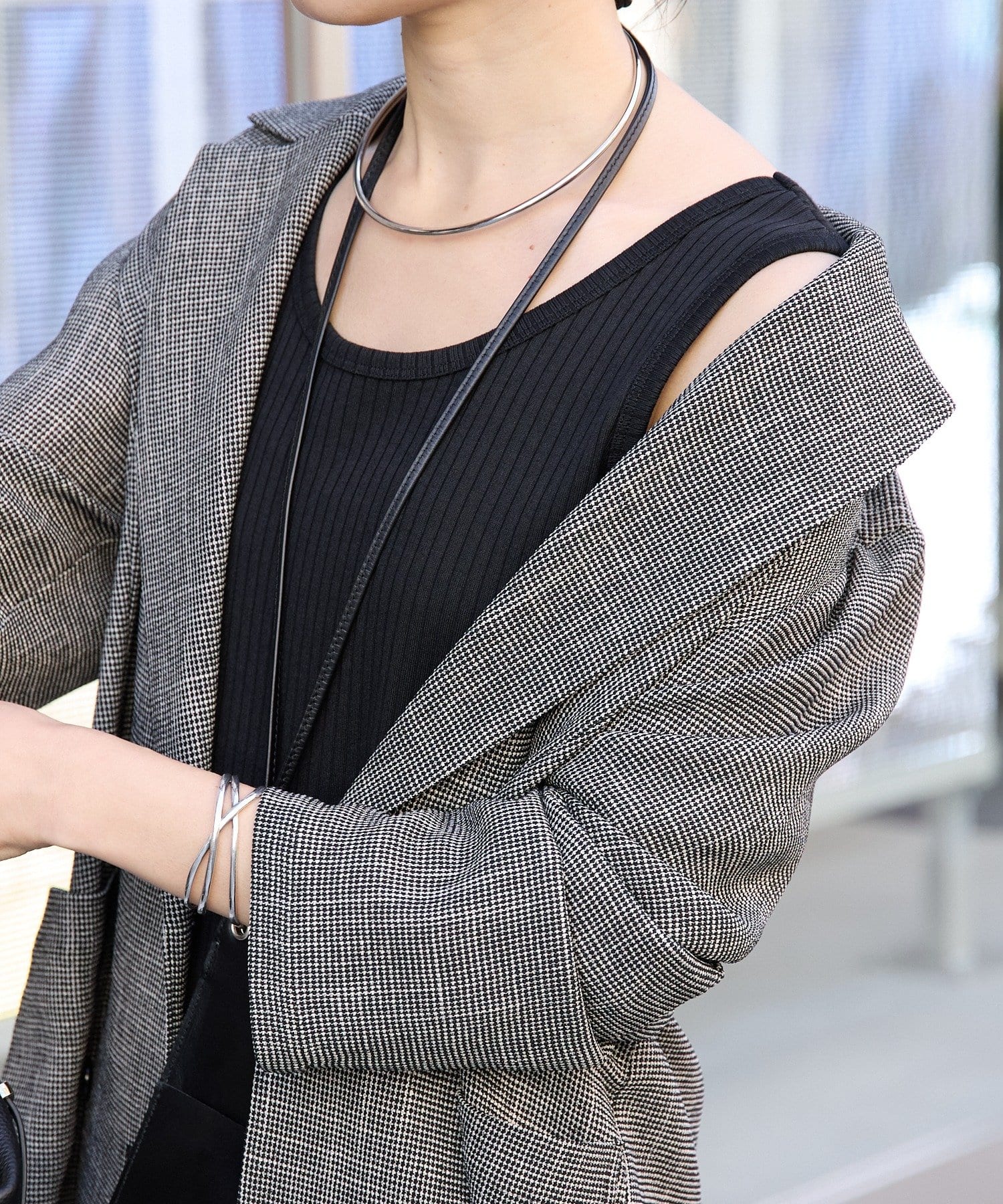 RIVE DROITE(リヴドロワ) 予約【接触冷感・UVカット機能付き/シリーズ累計販売数10000枚突破！/全骨格細見え/レビュー高評価☆】2WAYリブタンクワンピース/3月下旬お届け予定