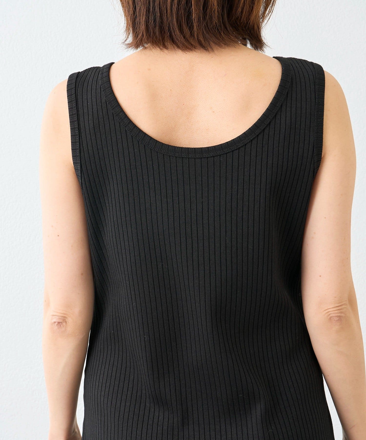 RIVE DROITE(リヴドロワ) 【接触冷感・UVカット機能付き/シリーズ累計販売数10000枚突破！/全骨格細見え/レビュー高評価☆】2WAYリブタンクワンピース