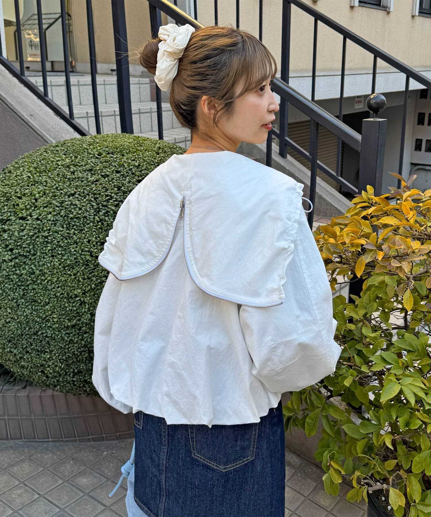 DISCOAT(ディスコート) 【SS先行予約/umm.】裾バルーンブルゾン