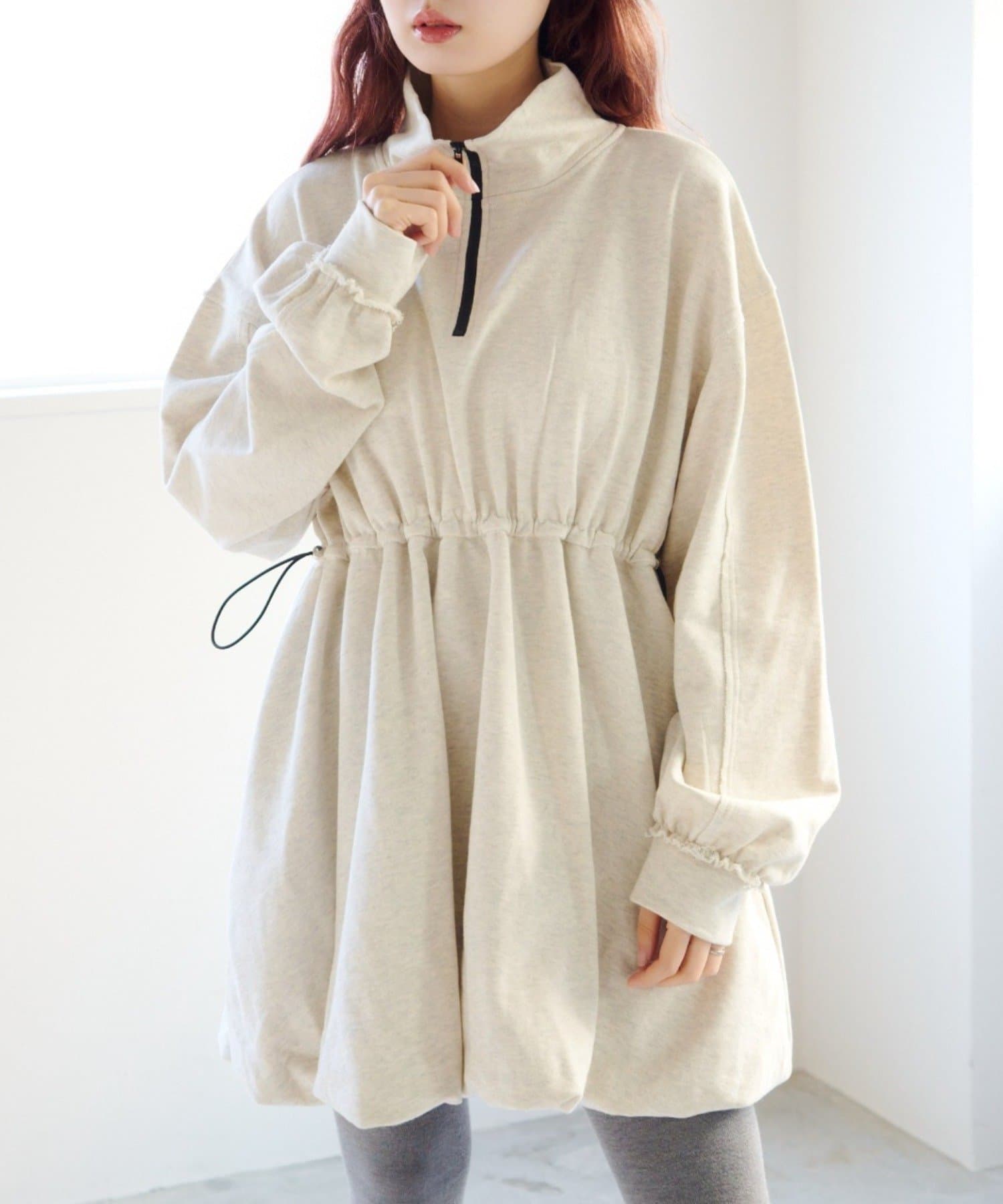 Kastane(カスタネ) スウェットバルーンミニワンピース