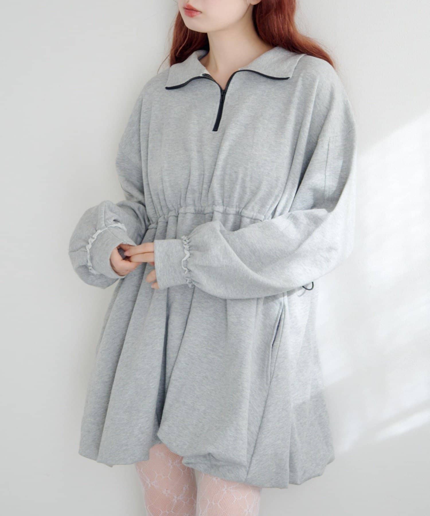 Kastane(カスタネ) スウェットバルーンミニワンピース