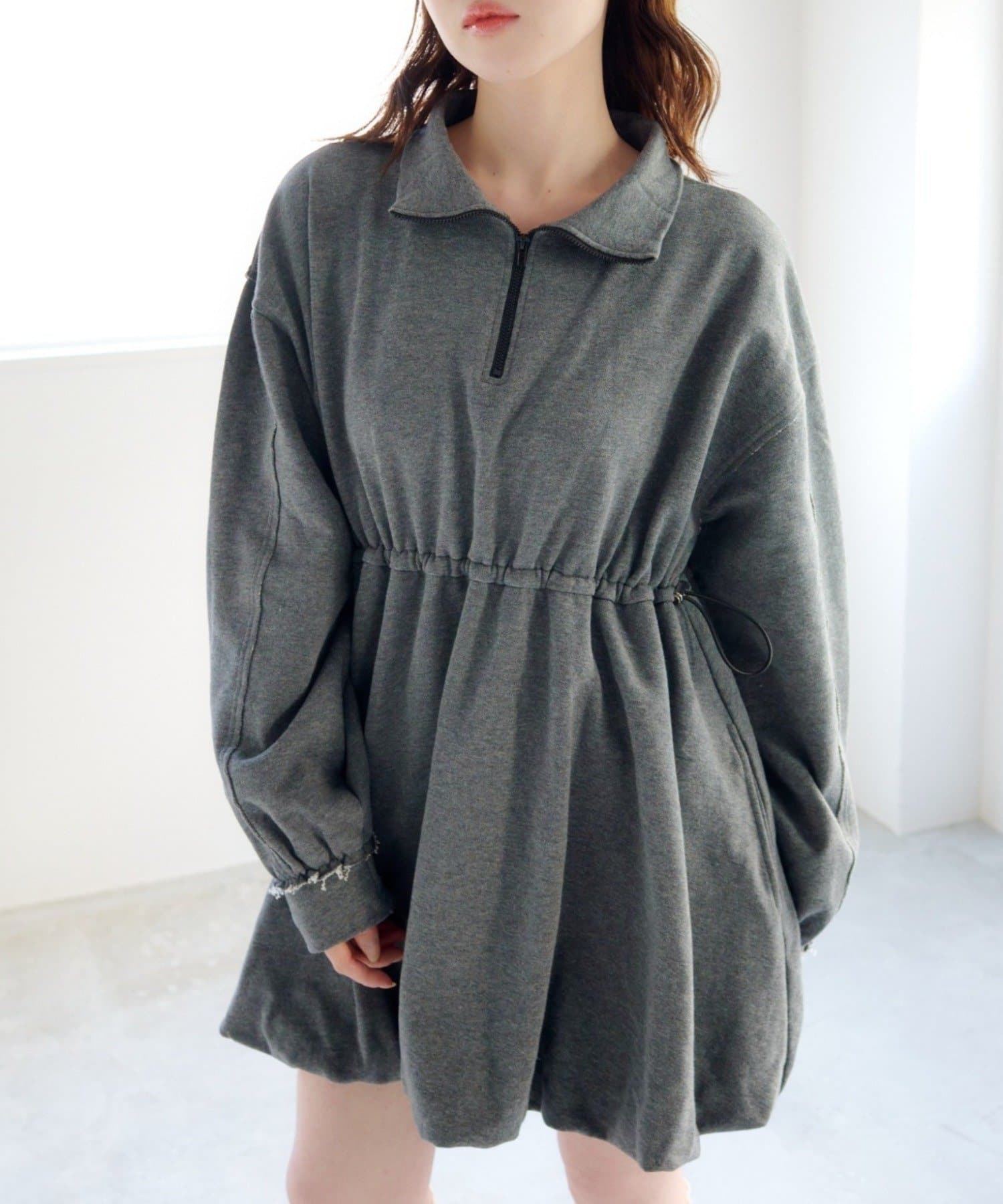 Kastane(カスタネ) スウェットバルーンミニワンピース