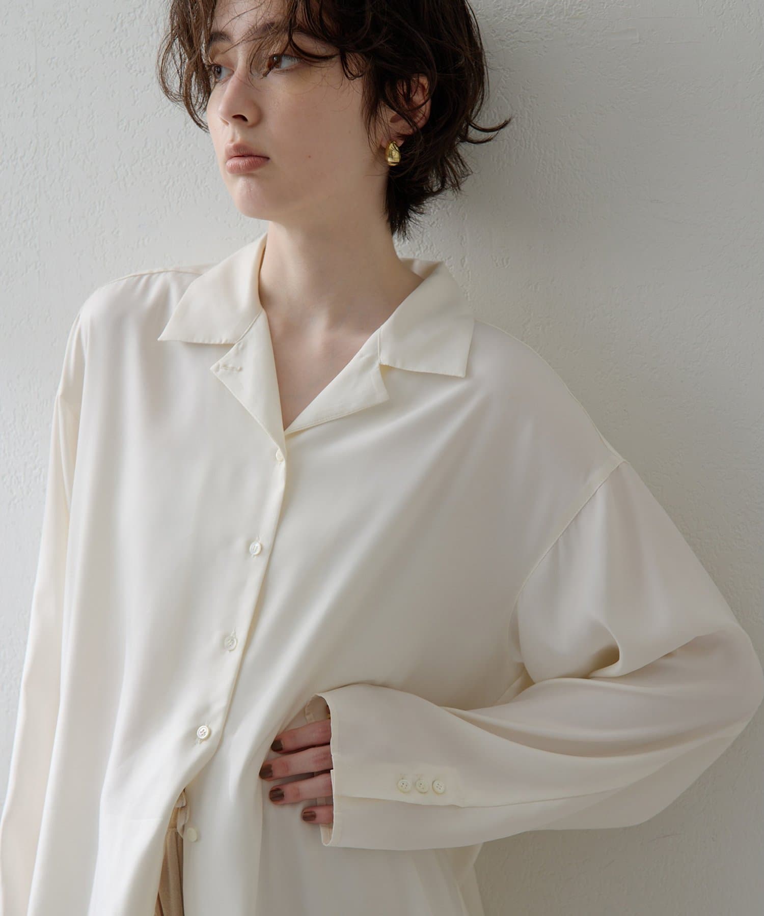 Whim Gazette(ウィム ガゼット) 【THE PAUSE】フィブリルリラックスシャツ