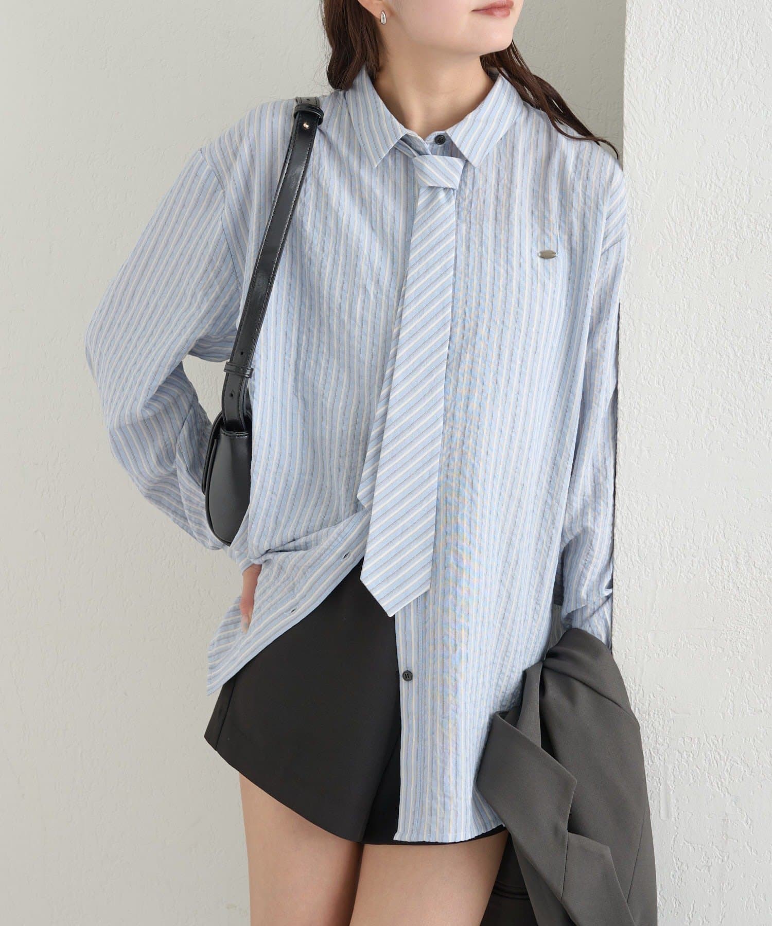 mystic(ミスティック) ネクタイシャツ