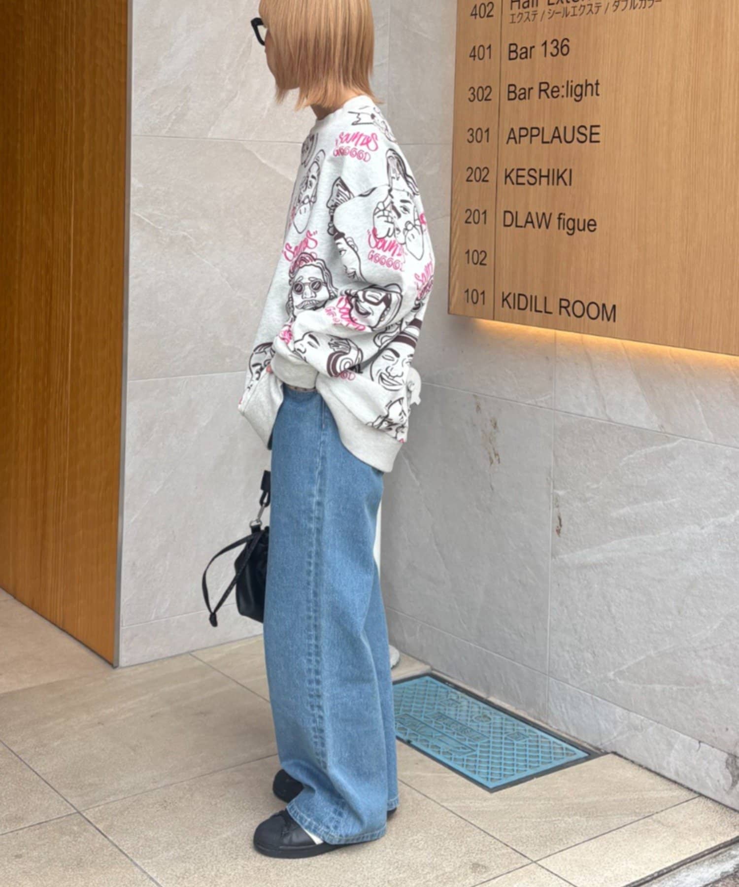 CIAOPANIC TYPY(チャオパニックティピー) 【SOUNDS GOOOOD】アソートフェイス柄ファンキースウェット