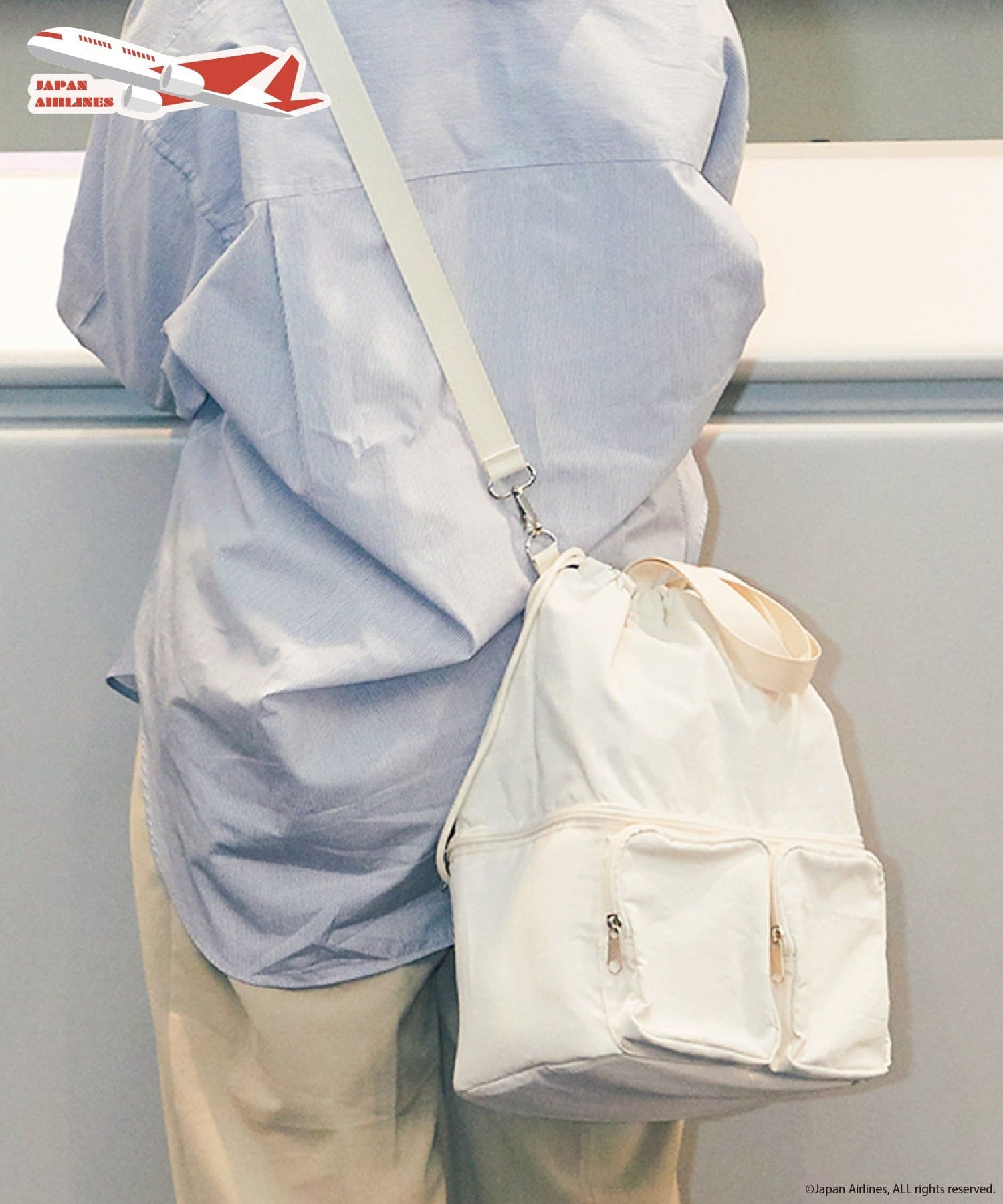 3COINS(スリーコインズ) マザーズバッグ／JAPAN AIRLINES