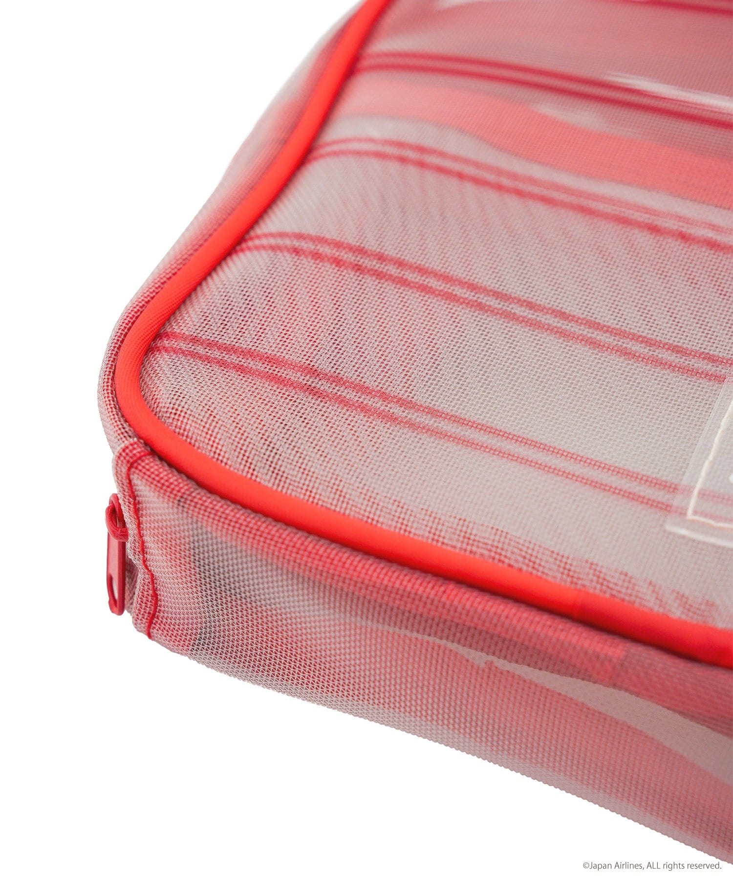 3COINS(スリーコインズ) トラベルポーチ：S／JAPAN AIRLINES