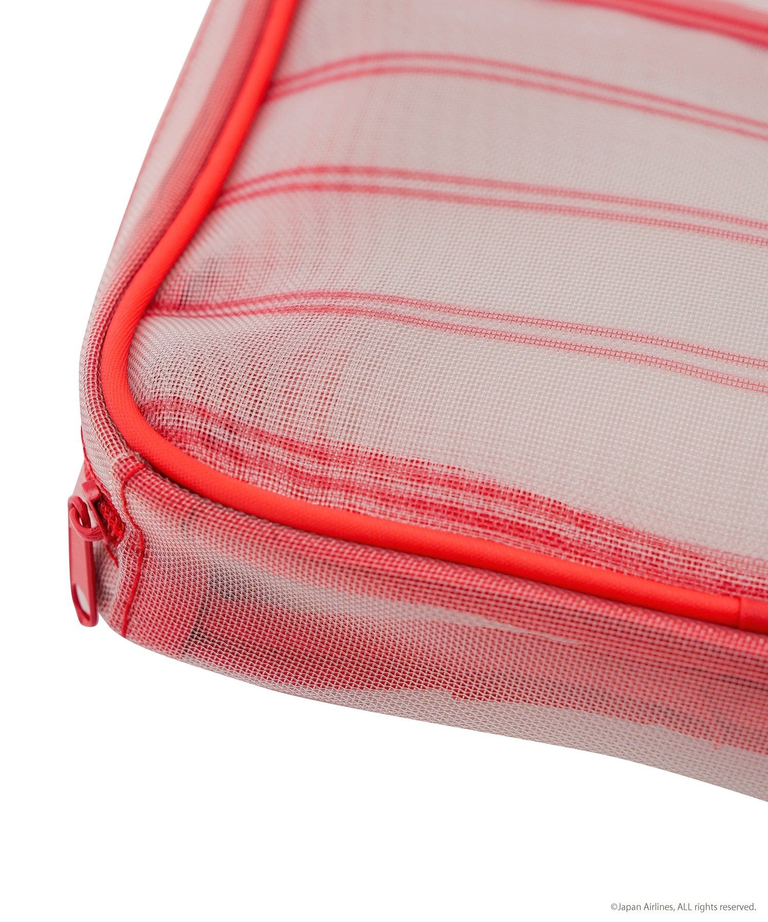 3COINS(スリーコインズ) トラベルポーチ：M／JAPAN AIRLINES