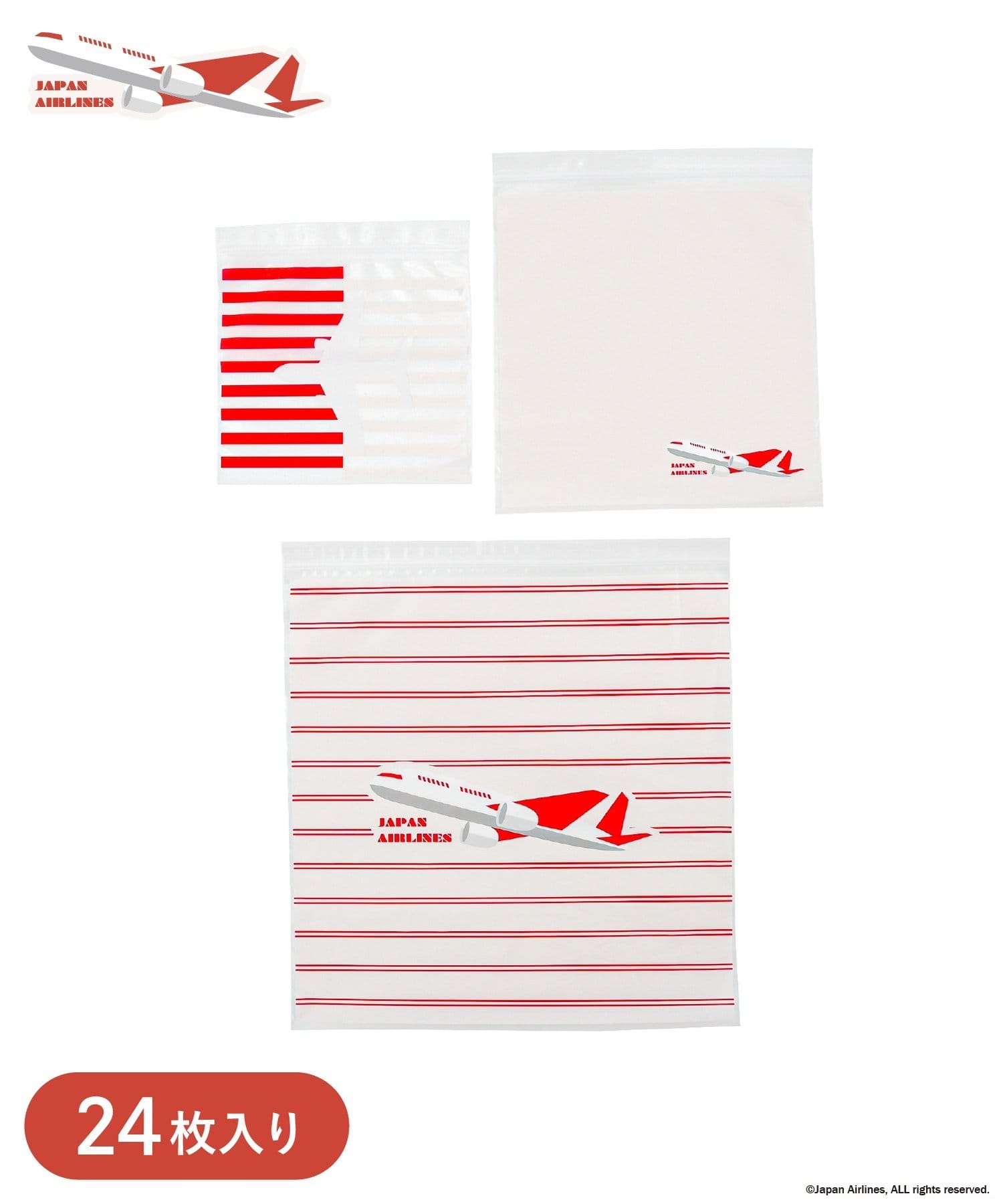 3COINS(スリーコインズ) ストックバッグ／JAPAN AIRLINES