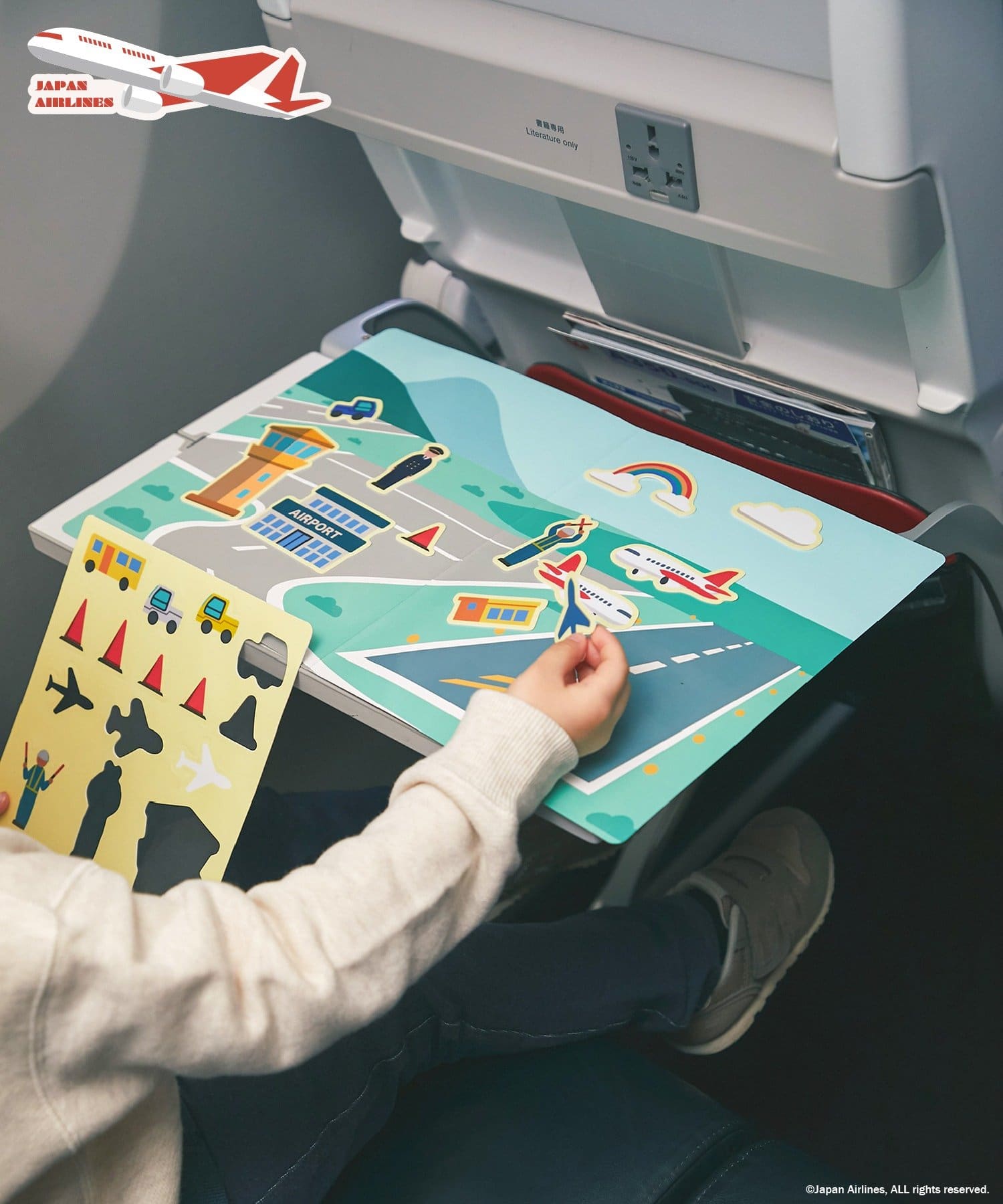 3COINS(スリーコインズ) シールブック／JAPAN AIRLINES