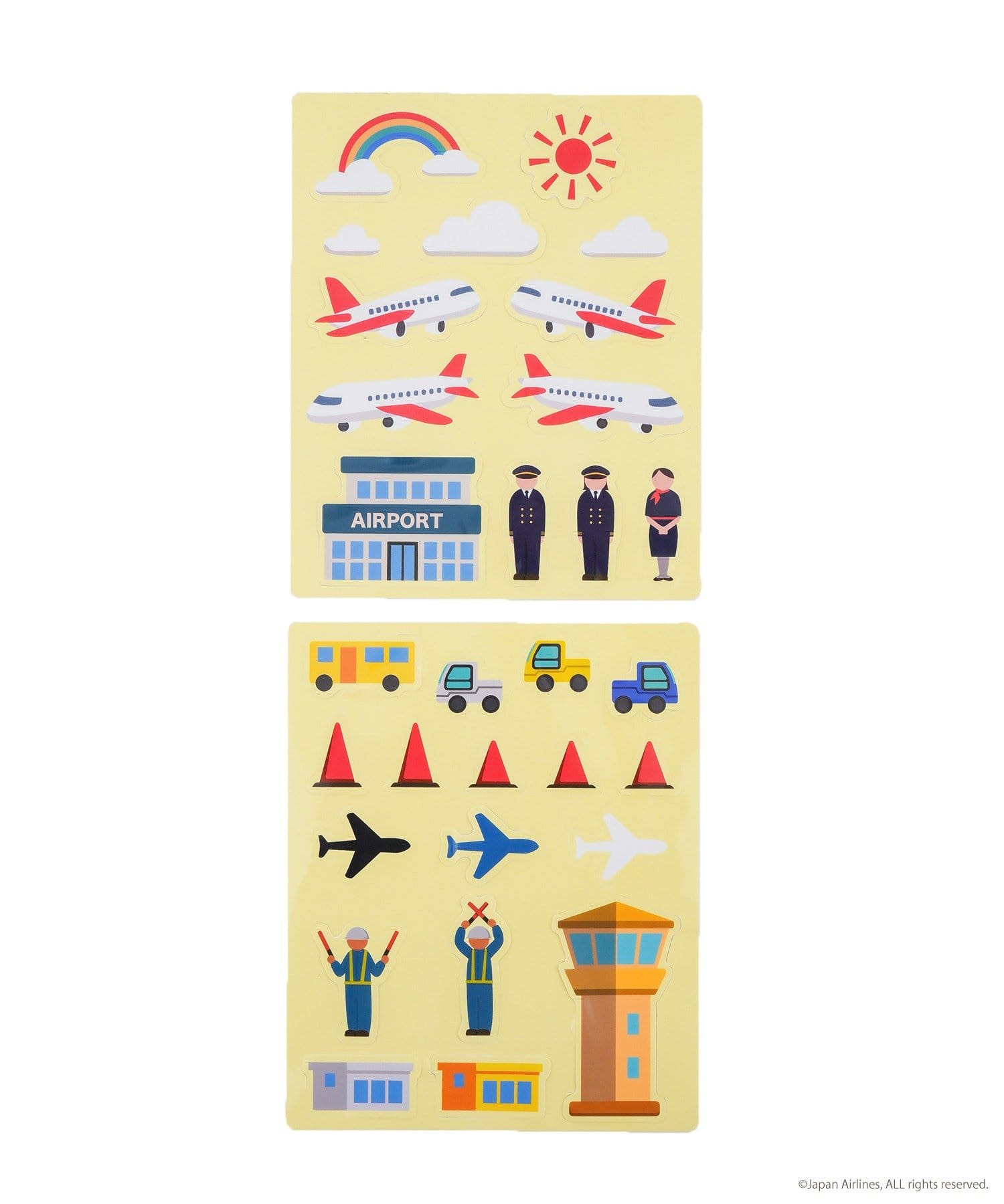 3COINS(スリーコインズ) シールブック／JAPAN AIRLINES