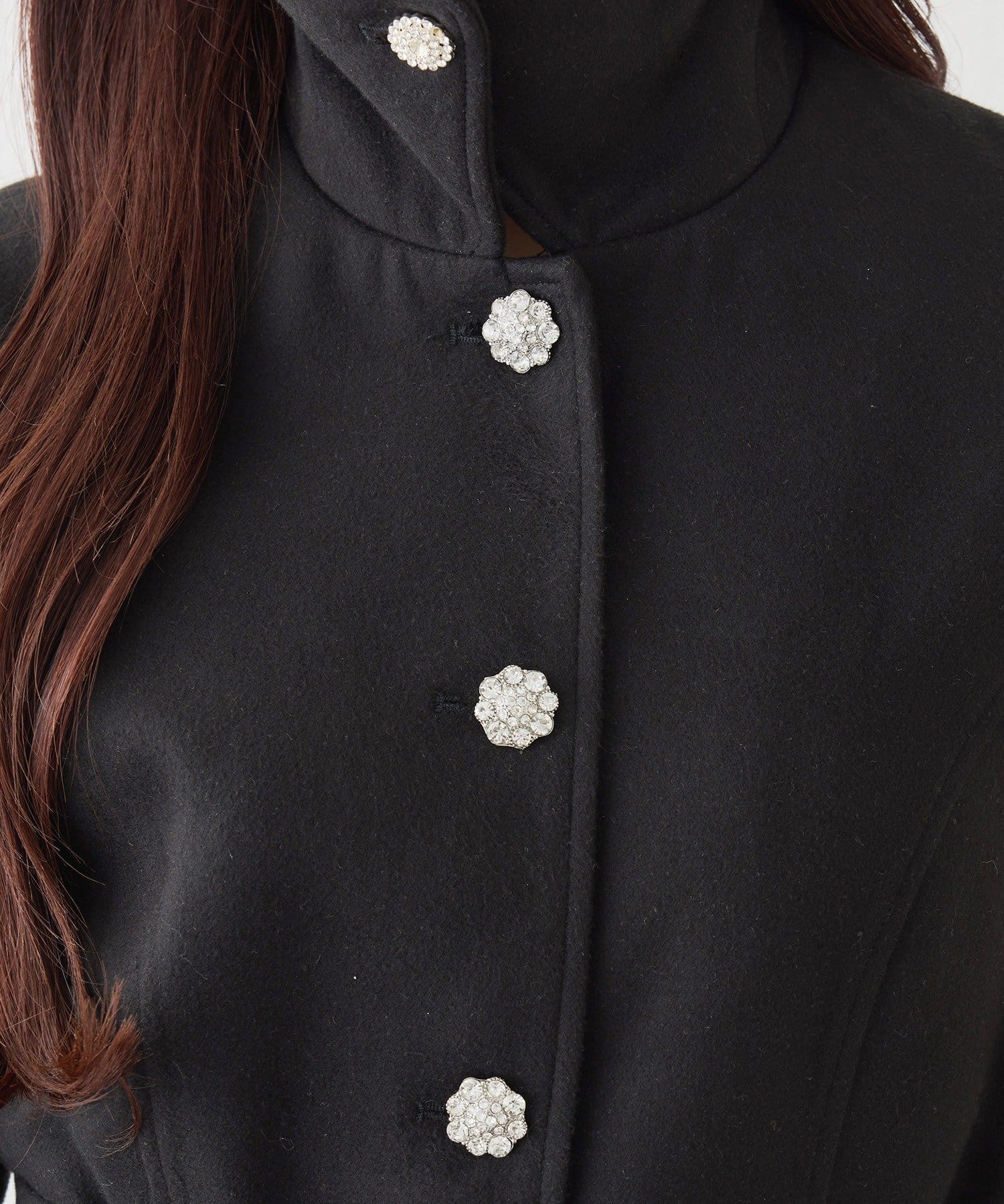 one after another NICE CLAUP(ワンアフターアナザー ナイスクラップ) 【SＭサイズあり】リボン取り外し可能ミドルコート