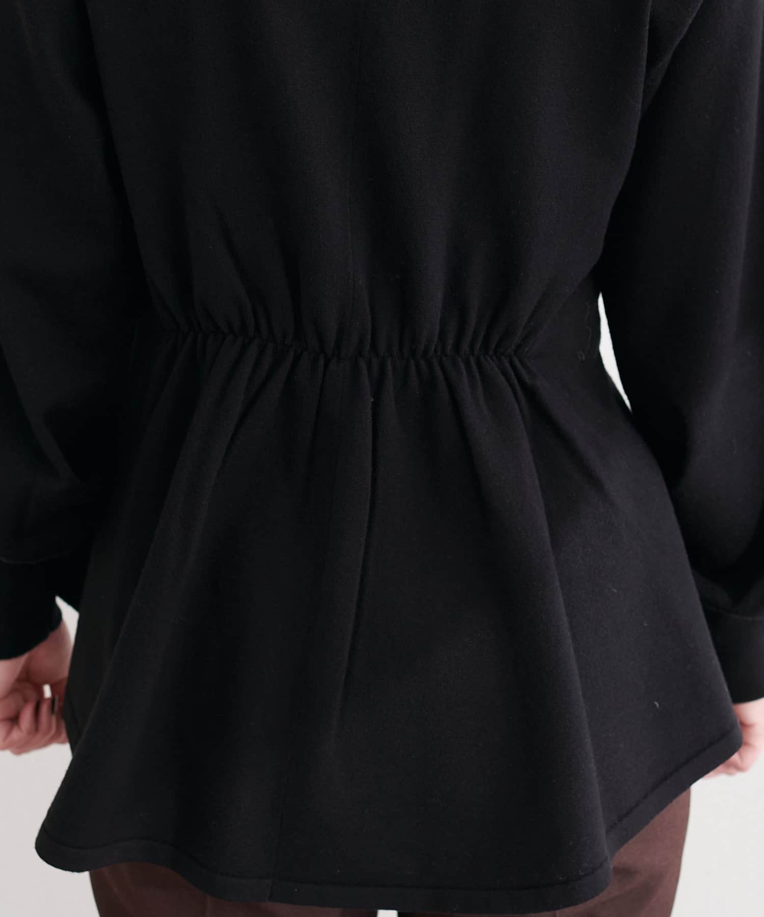 natural couture(ナチュラルクチュール) 〈osono〉タックペプラムニット