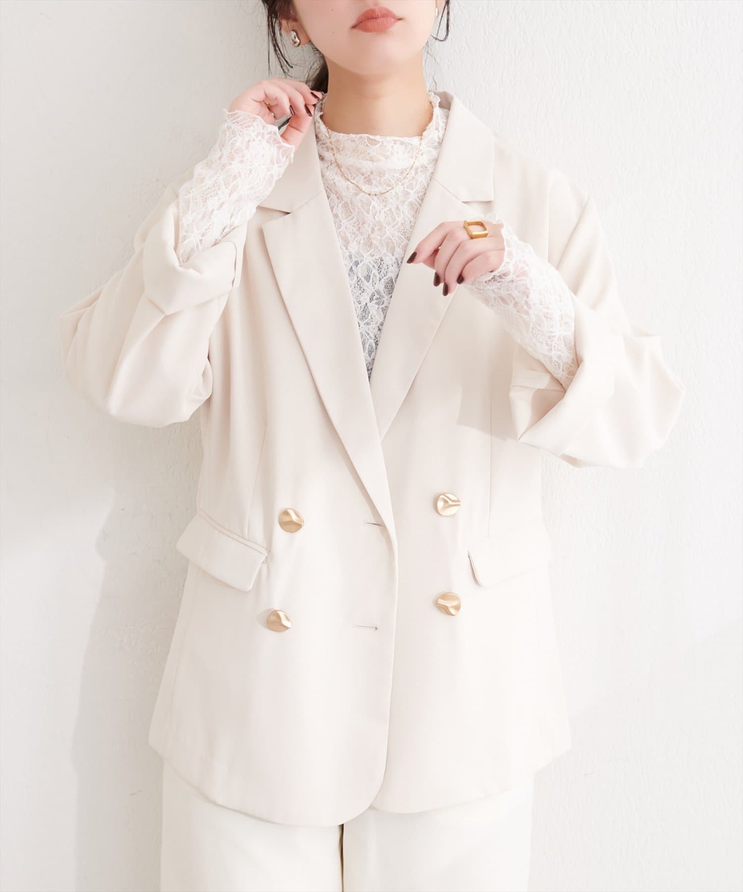 natural couture(ナチュラルクチュール) 〈osono〉テーラードジャケット