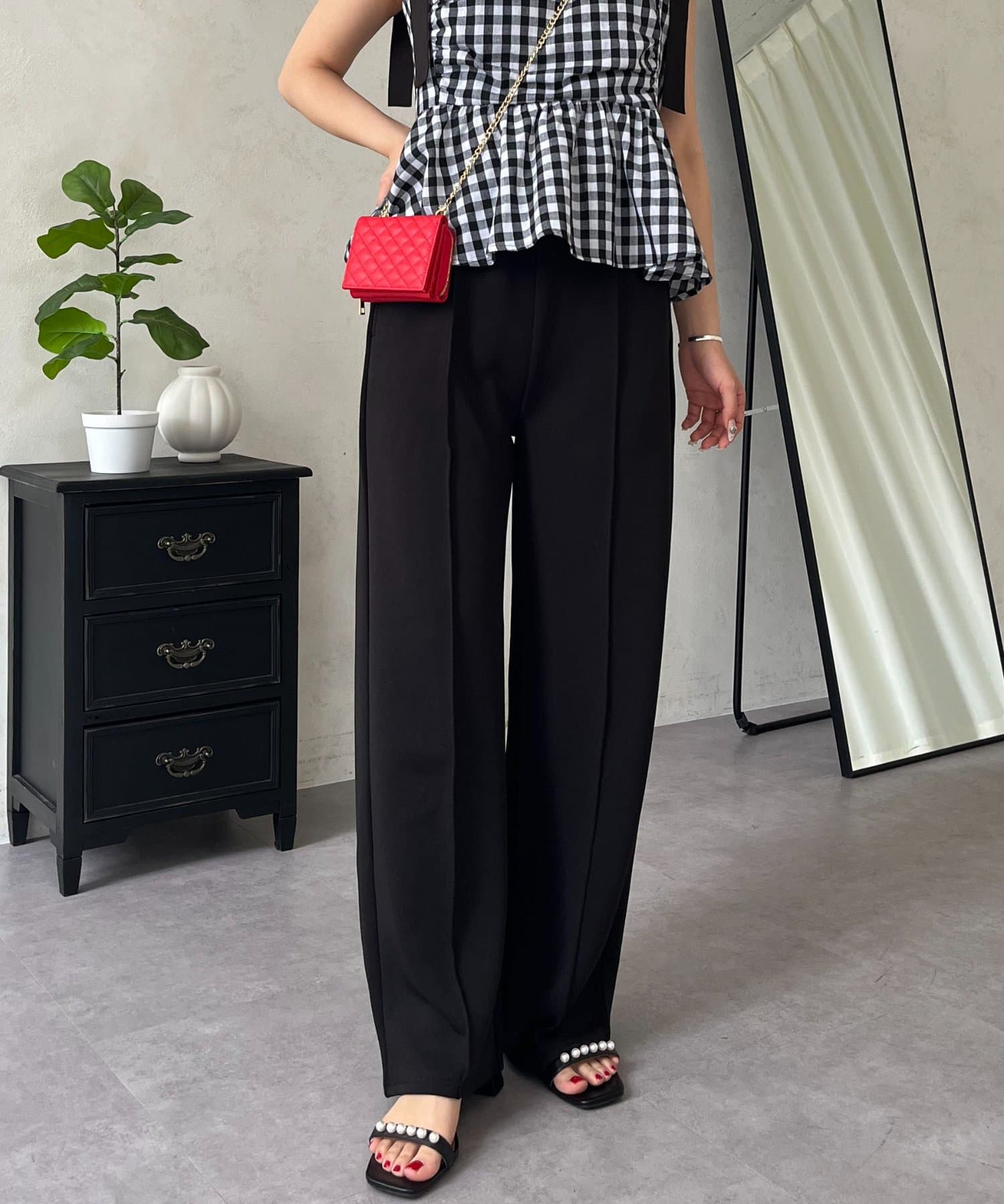 prose verse(プロズヴェール) センターラインスウェットパンツ