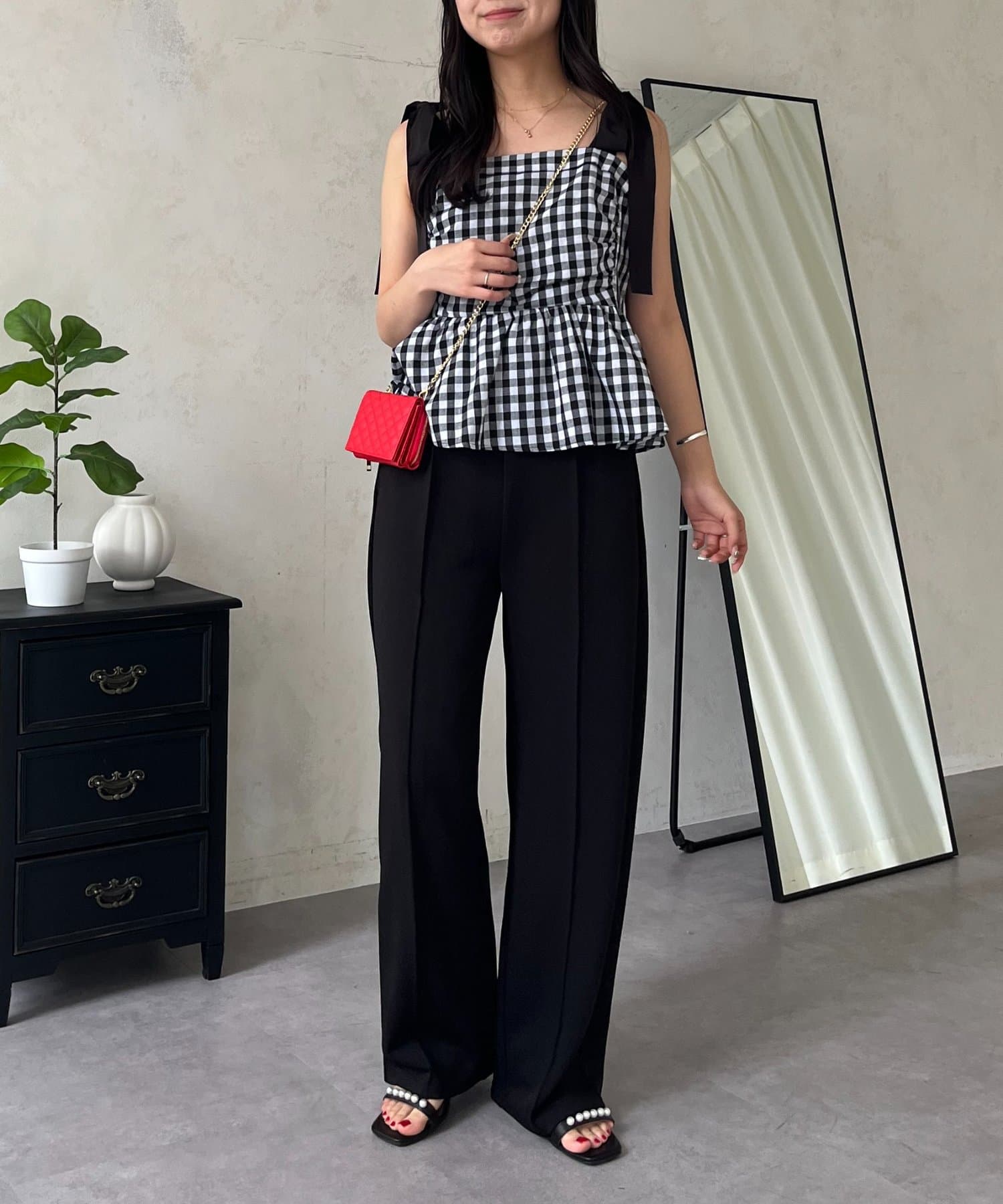 prose verse(プロズヴェール) センターラインスウェットパンツ