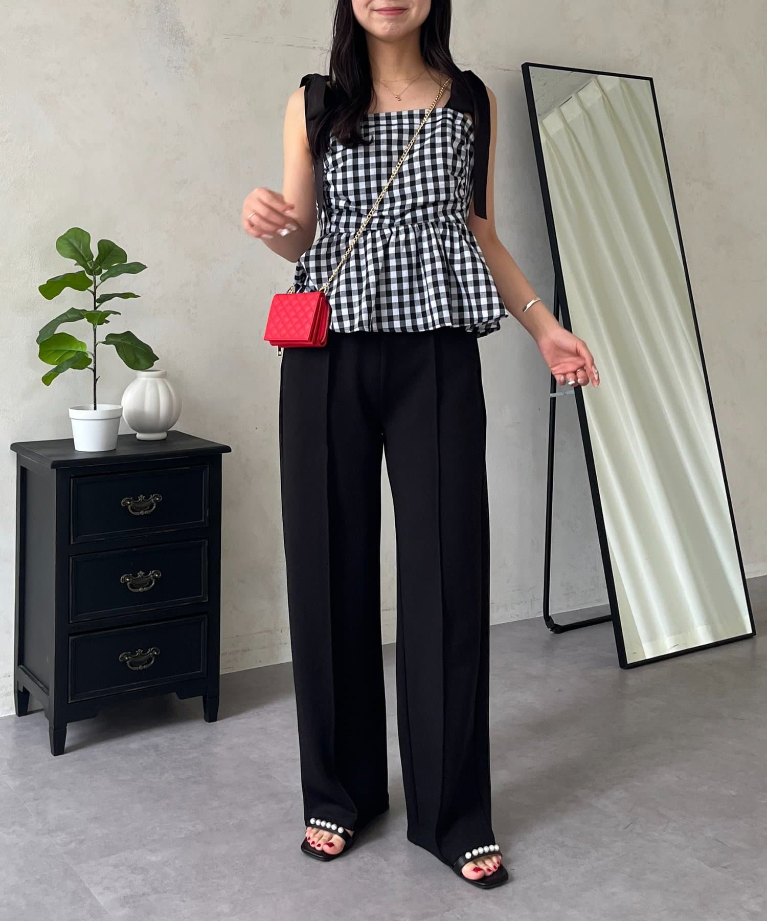 prose verse(プロズヴェール) センターラインスウェットパンツ