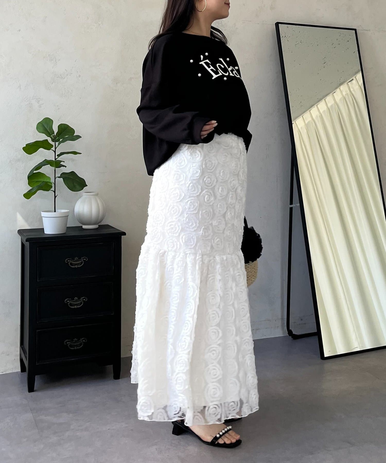 prose verse(プロズヴェール) ランダムパールロゴスウェット