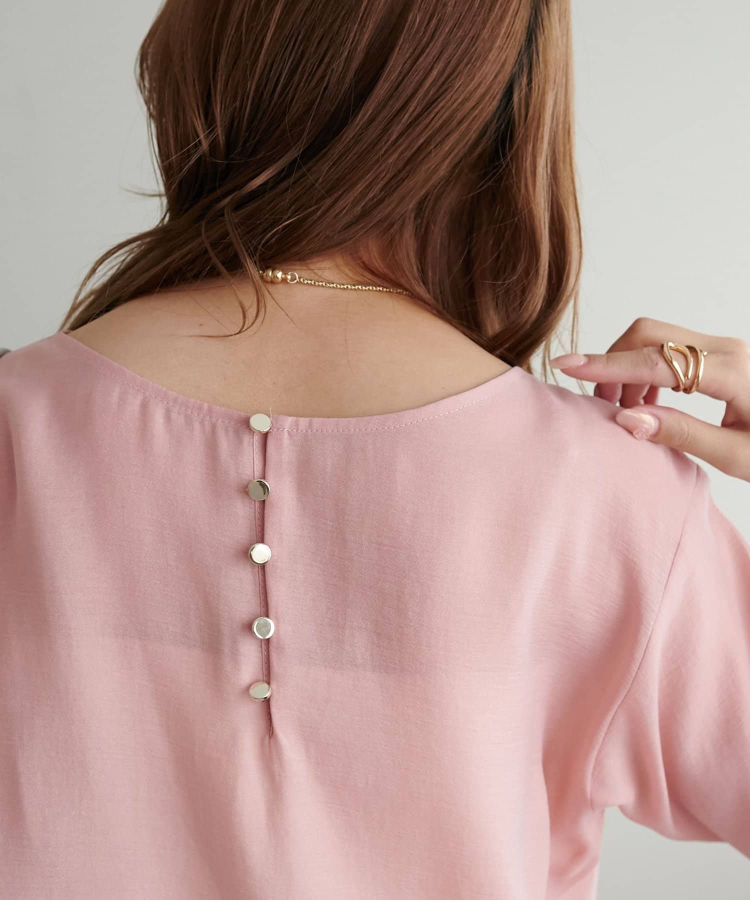 DISCOAT(ディスコート) 【10色展開/WEB限定】前後2WAYシアー金ボタンプルオーバー