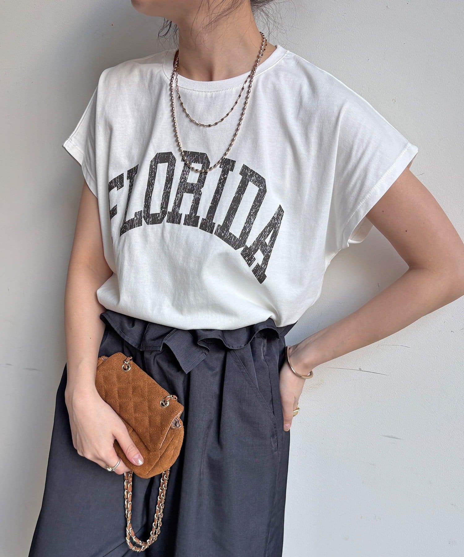 DOUDOU(ドゥドゥ) 【WEB限定】ドルマンビッグロゴTEE