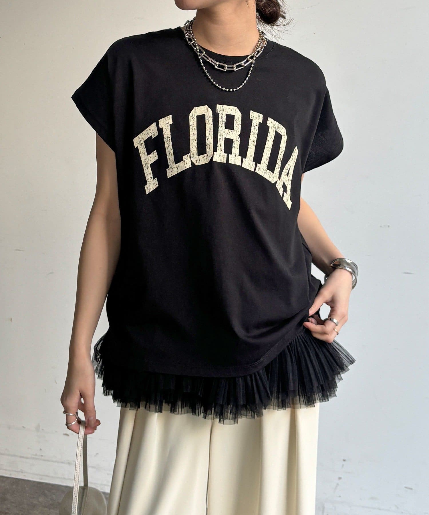 DOUDOU(ドゥドゥ) 【WEB限定】ドルマンビッグロゴTEE