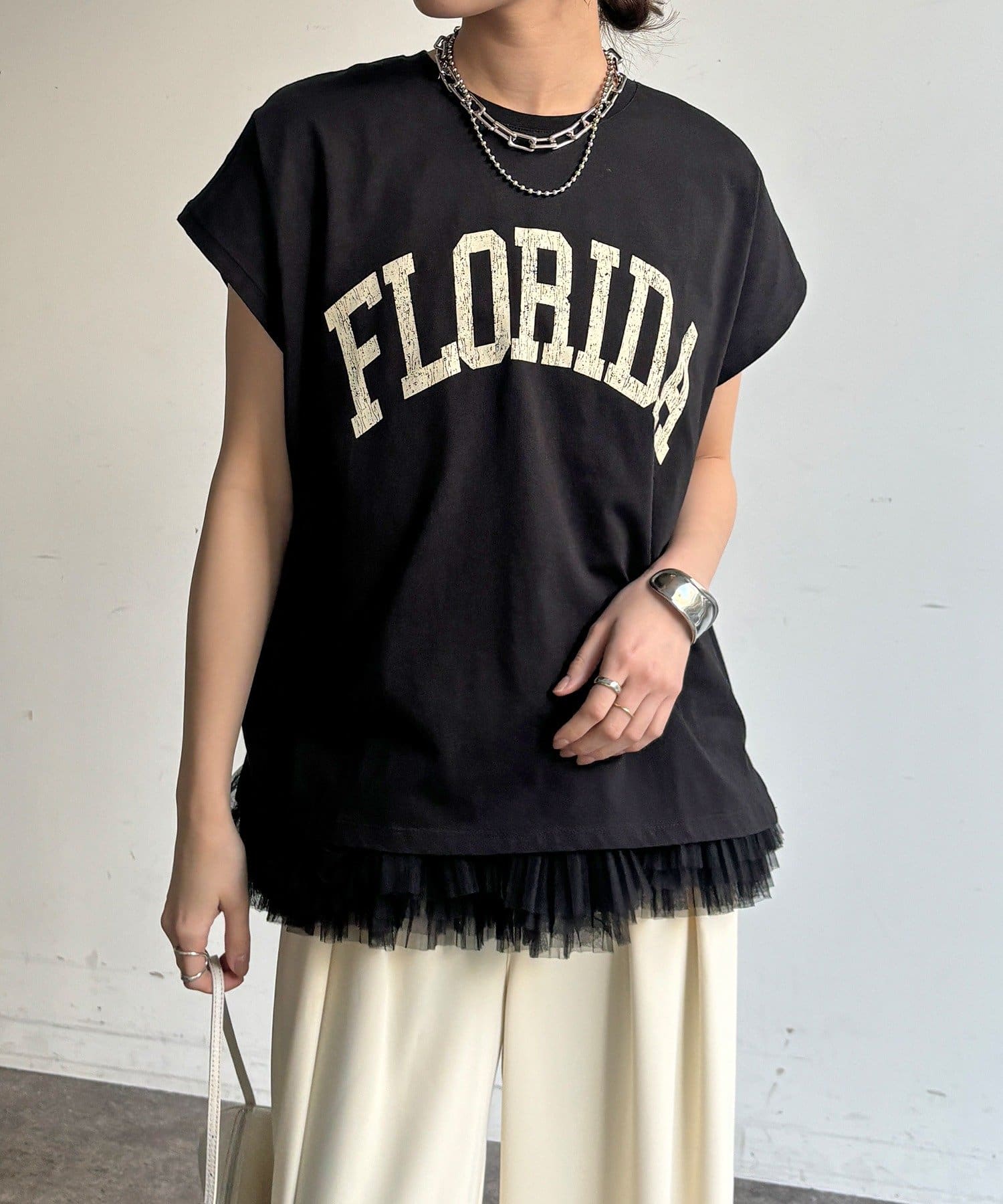 DOUDOU(ドゥドゥ) 【WEB限定】ドルマンビッグロゴTEE