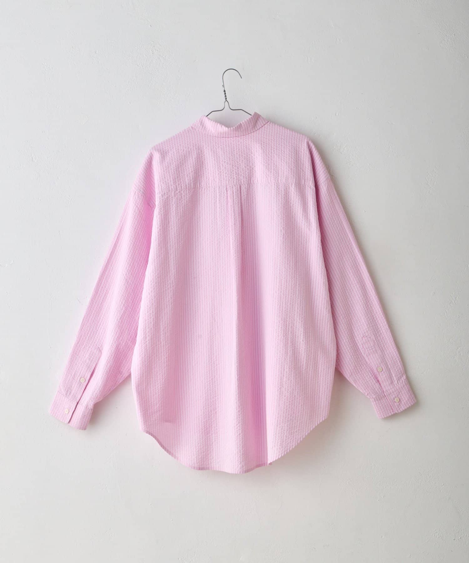 Kastane(カスタネ) 【WHIMSIC】シアーサッカーストライプシャツ