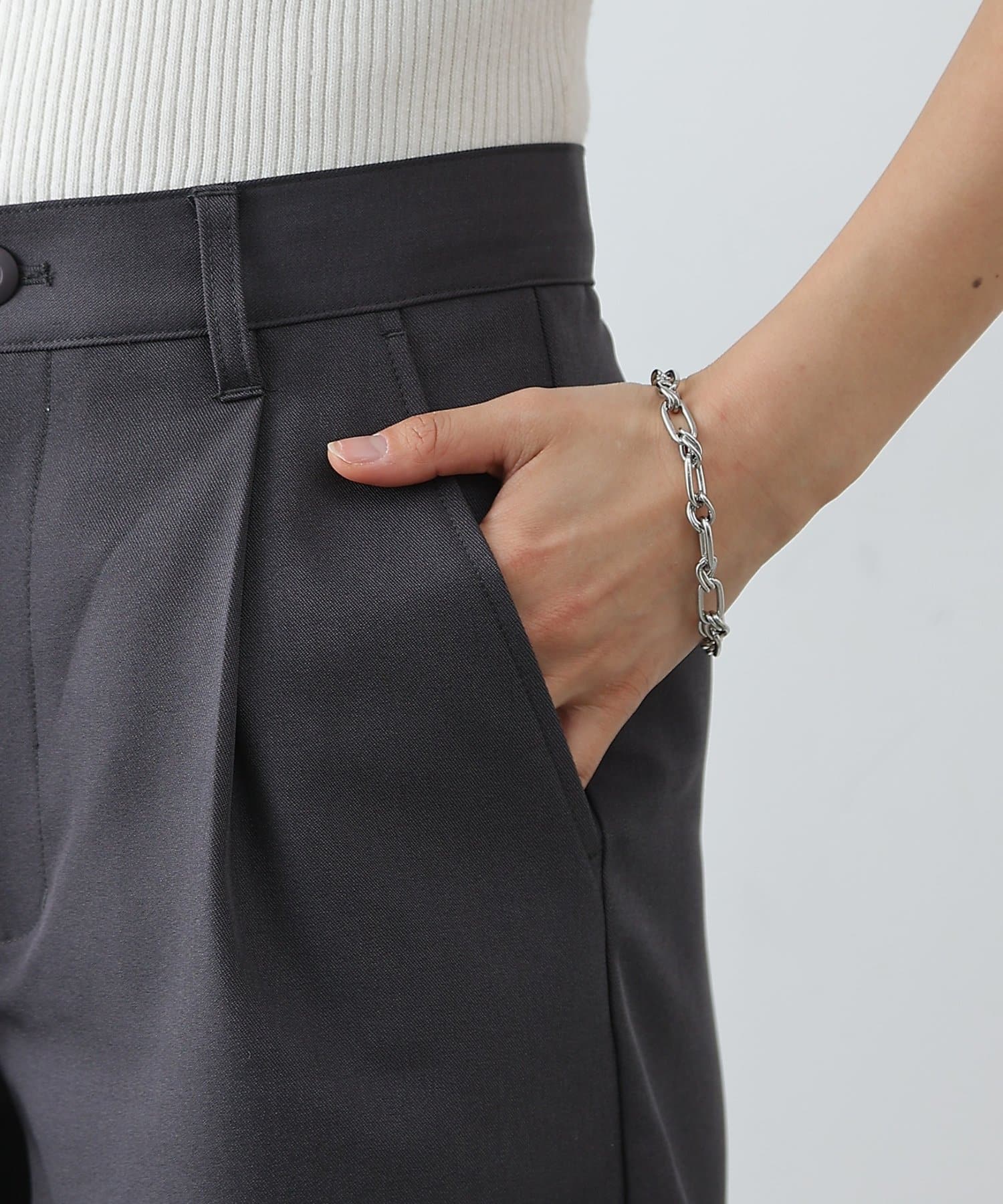 COLONY 2139(コロニー トゥーワンスリーナイン) ワンタックショートスラックス