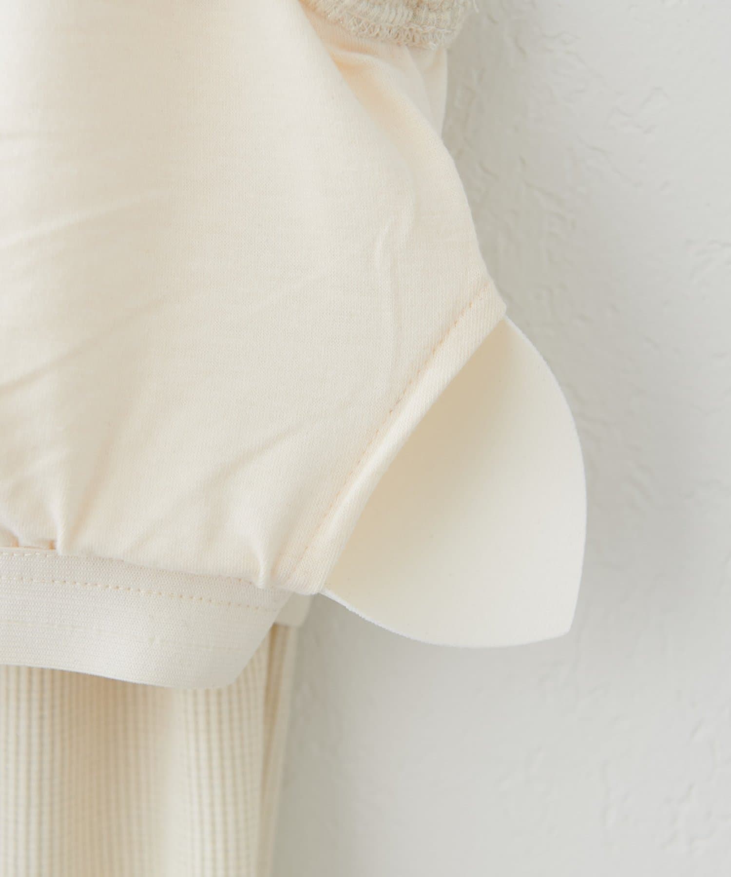 DISCOAT(ディスコート) 【WEB限定】ラメリブスクエアタンクトップ