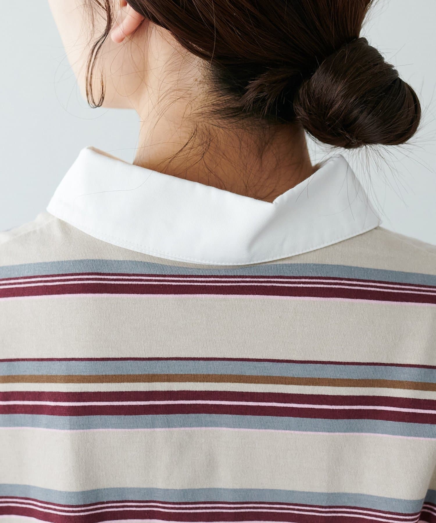 DISCOAT(ディスコート) 【WEB限定 】ランダムボーダーラガーT