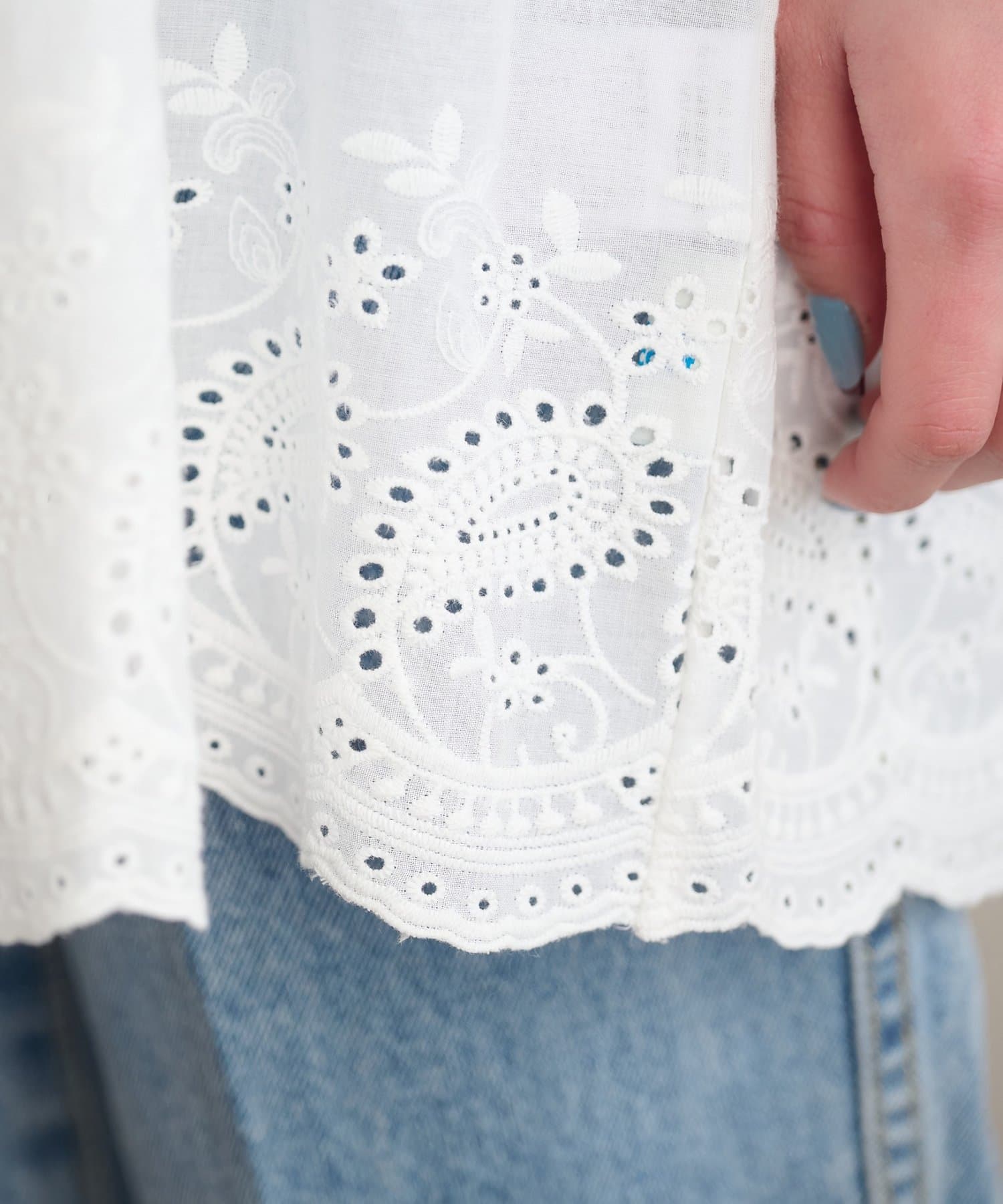 DISCOAT(ディスコート) 【umm.】刺繍キャミチュニック