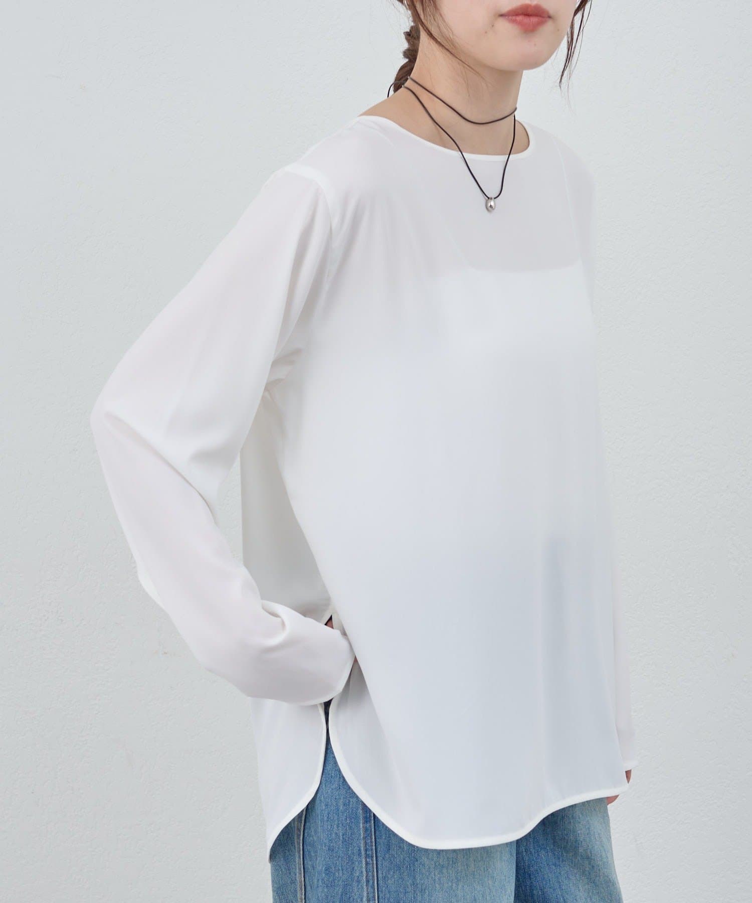 SHENERY(シーナリー) 【26SS予約】サイドスリットブラウス