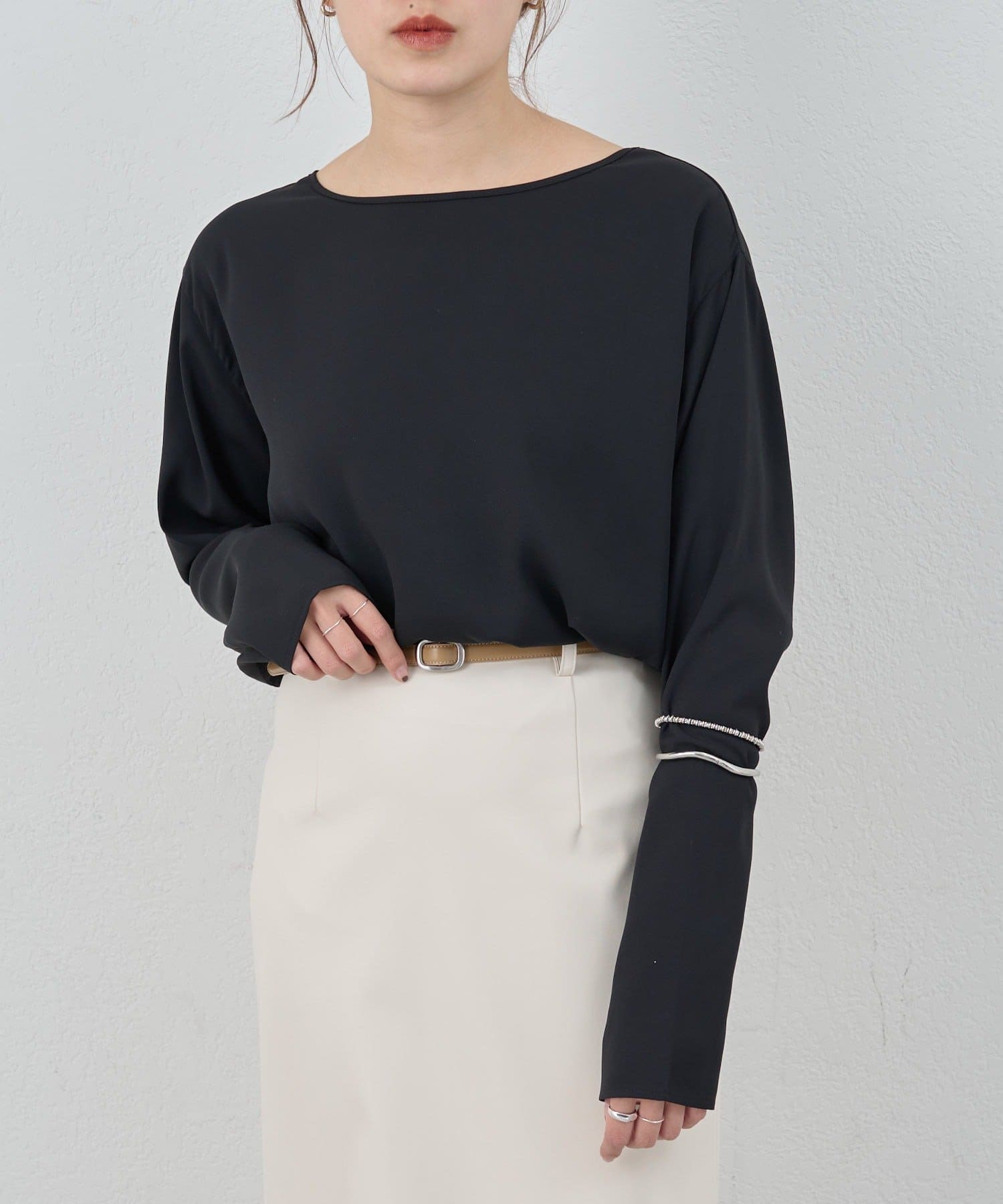 SHENERY(シーナリー) 【26SS予約】サイドスリットブラウス