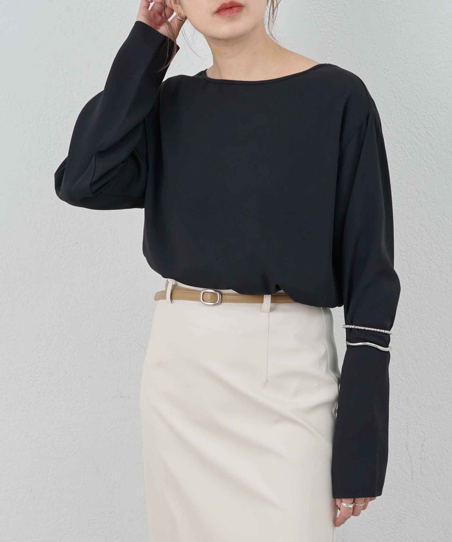 SHENERY(シーナリー) 【26SS予約】サイドスリットブラウス