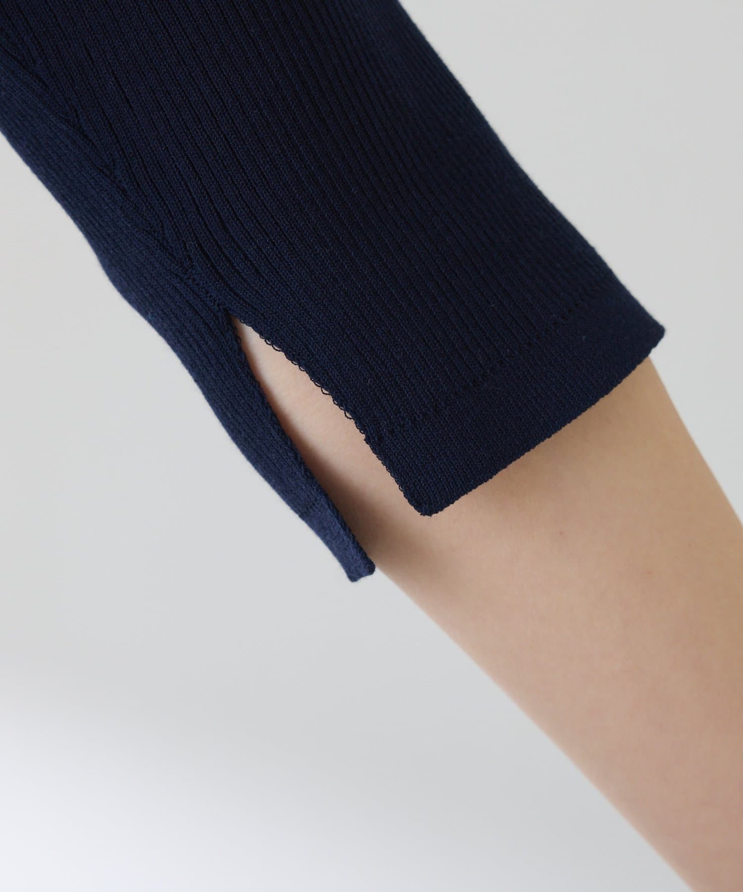 COLLAGE GALLARDAGALANTE(コラージュ ガリャルダガランテ) 【二の腕カバー◎】ハーフスリーブコンパクトニット