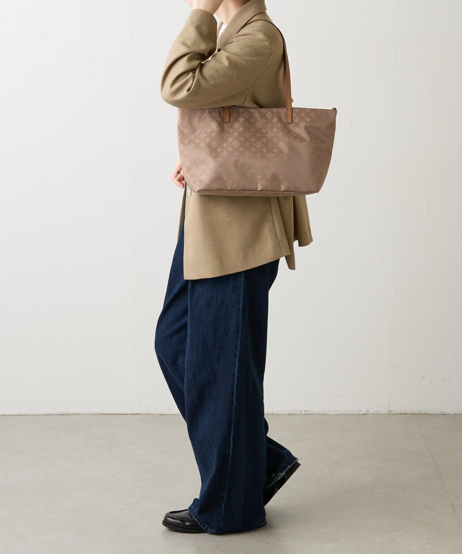russet(ラシット) ナイロンジャガードセパレートトート