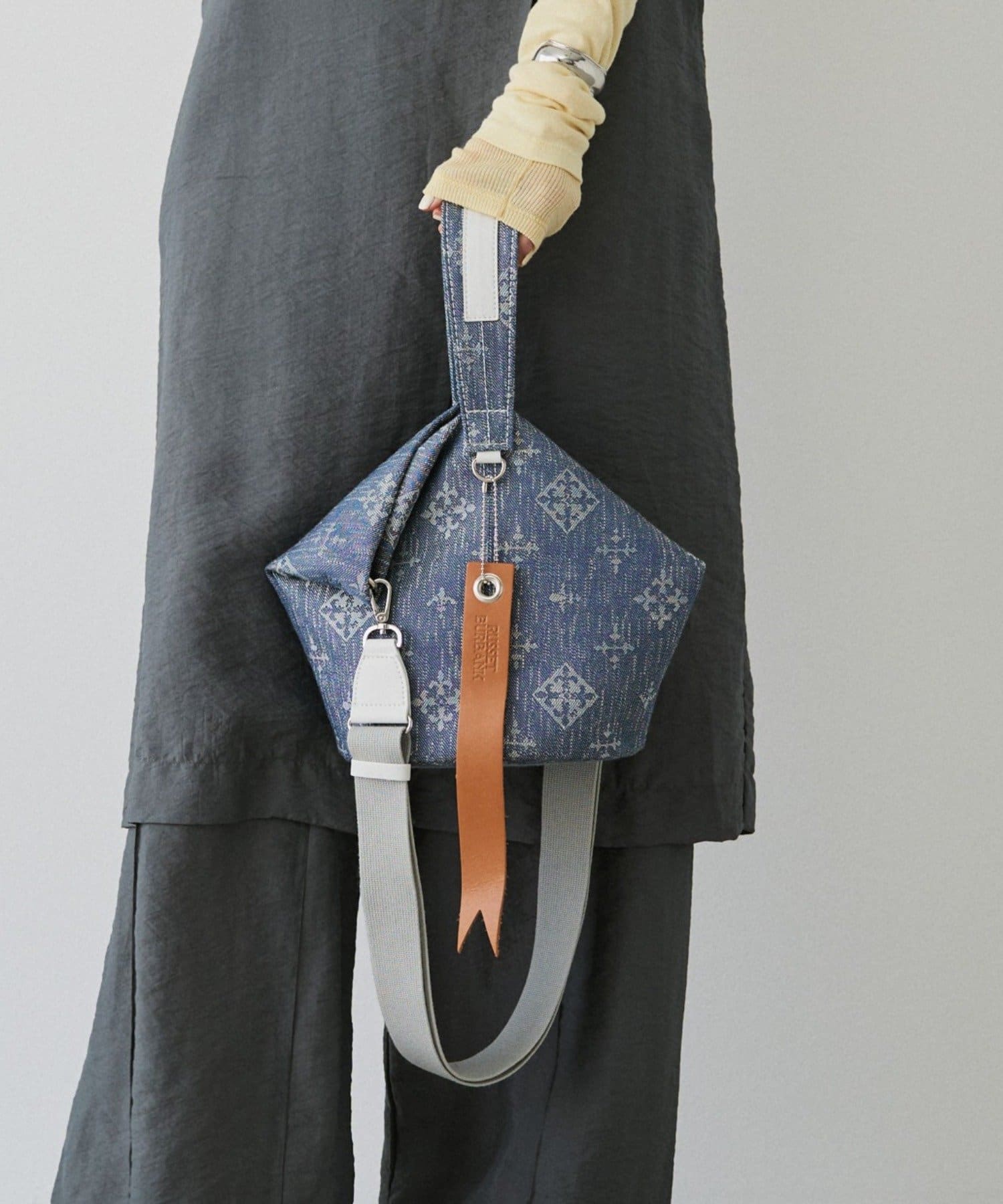 russet(ラシット) デニムジャガード2WAYワンショルダーバッグ