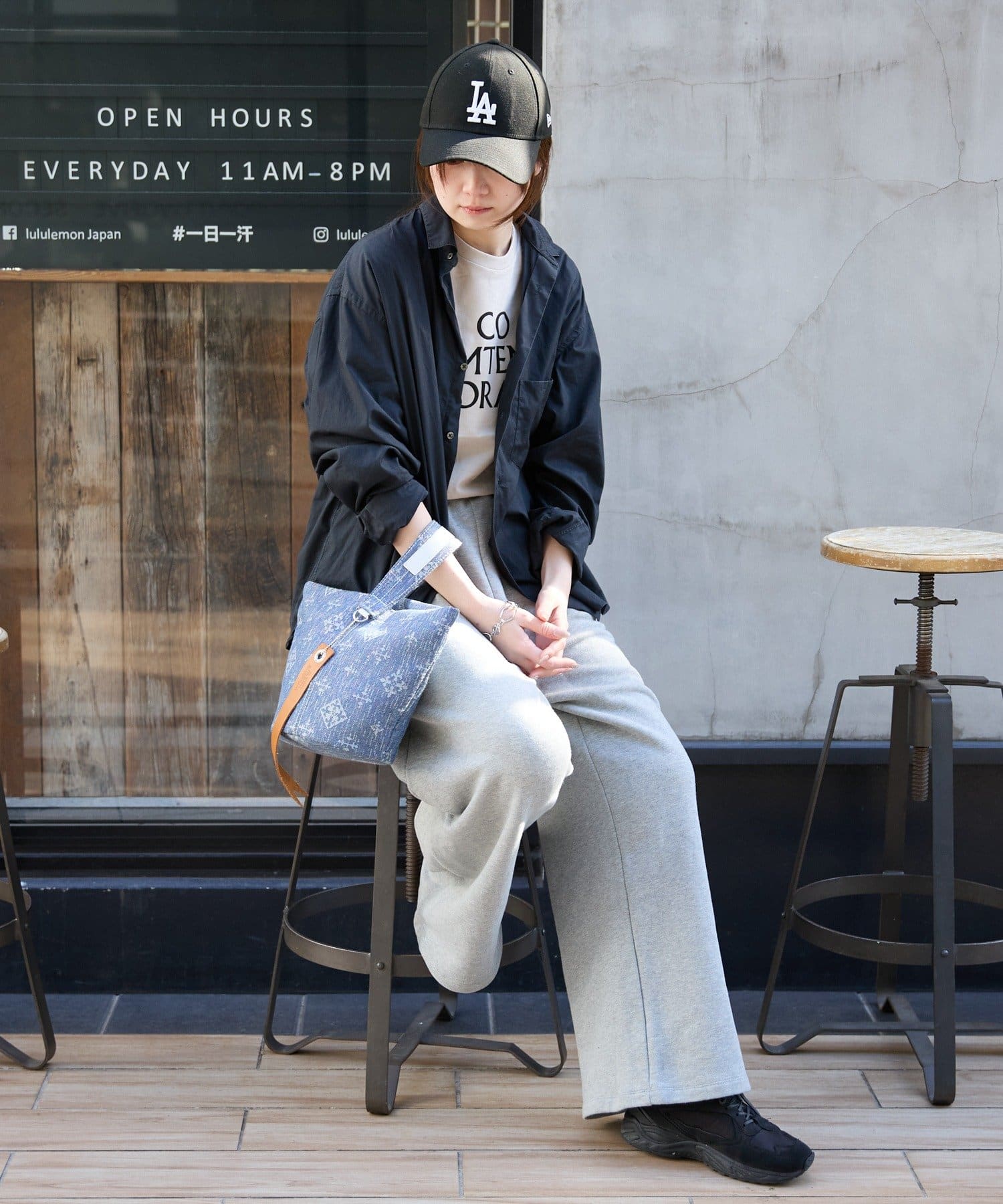 russet(ラシット) デニムジャガード2WAYワンショルダーバッグ