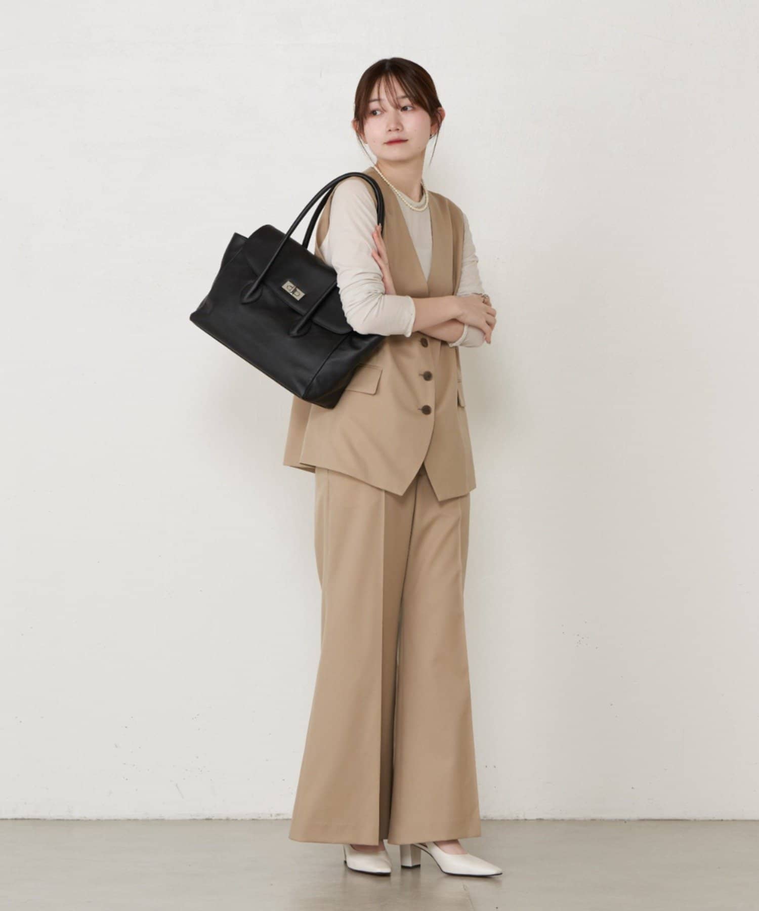 russet(ラシット) 《@__serako.r__企画》ソフトレザーフラップトートバッグ