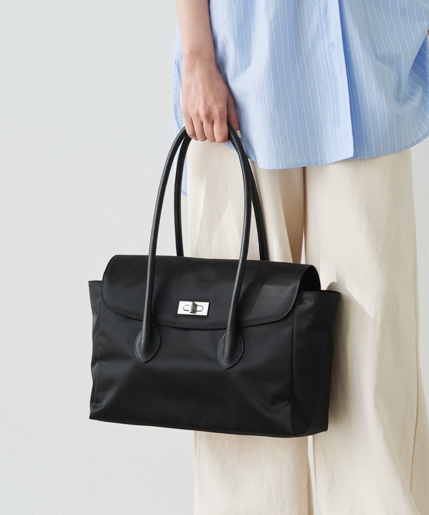 russet(ラシット) 《@__serako.r__企画》クラウズナイロンフラップトートバッグ