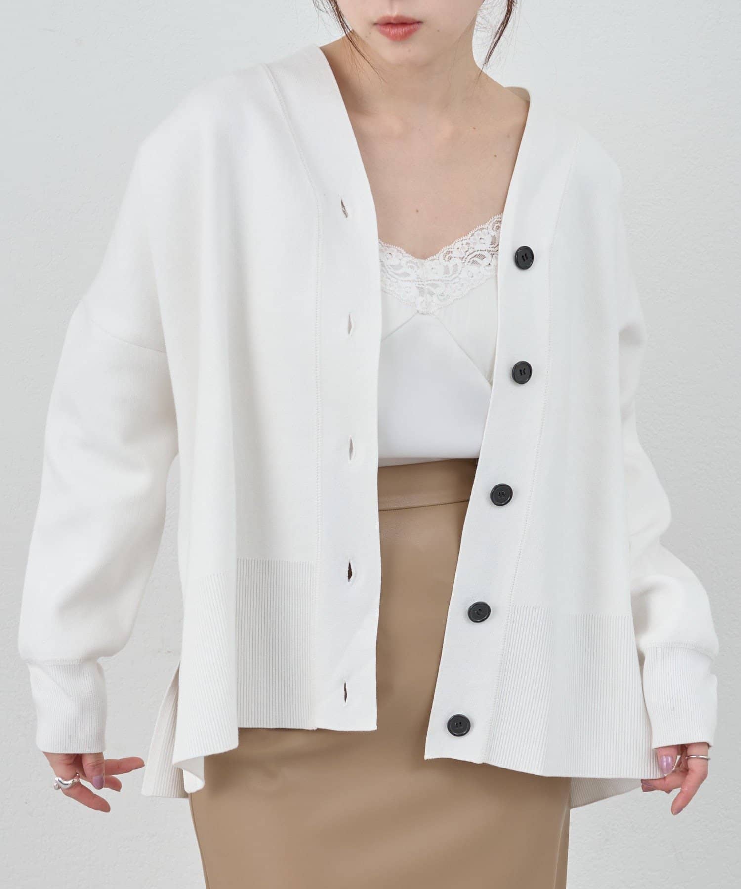 SHENERY(シーナリー) 【26SS予約】コットンスムースカーディガン