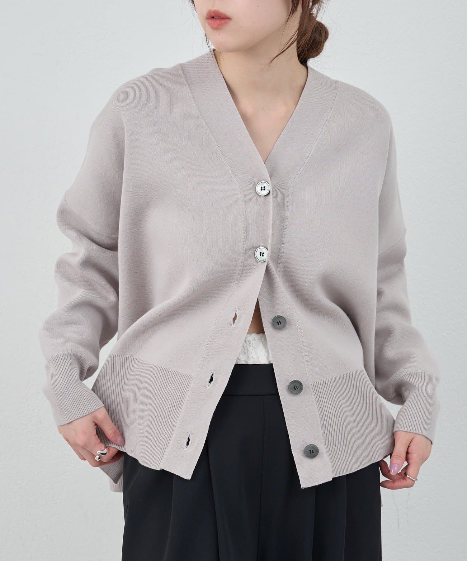 SHENERY(シーナリー) 【26SS予約】コットンスムースカーディガン