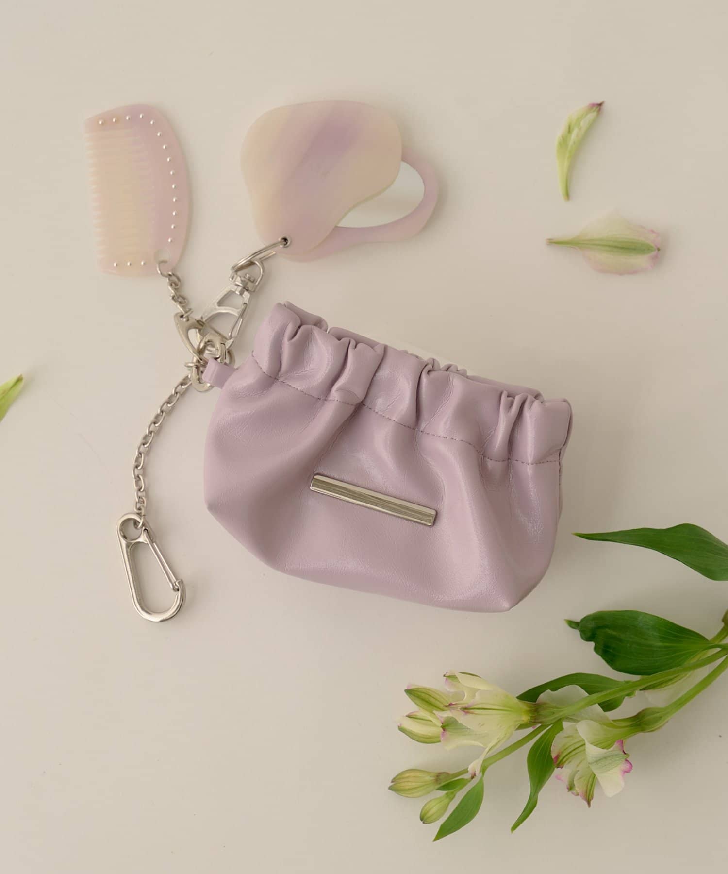 Kastane(カスタネ) 【Kolors like you/4.2(木)12:00発売】ギャザーポーチチャーム