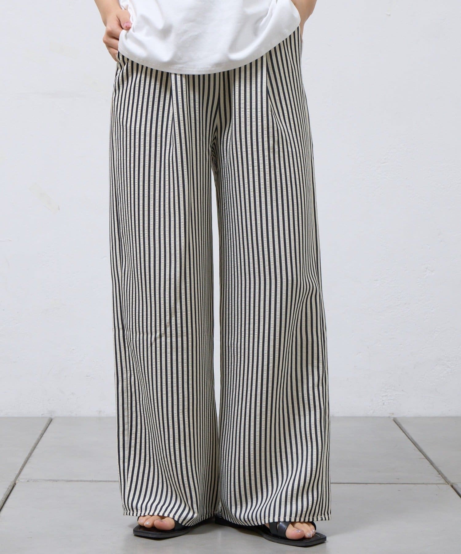 COLONY 2139(コロニー トゥーワンスリーナイン) 【リバイバル/新色追加】ストライプイージーパンツ