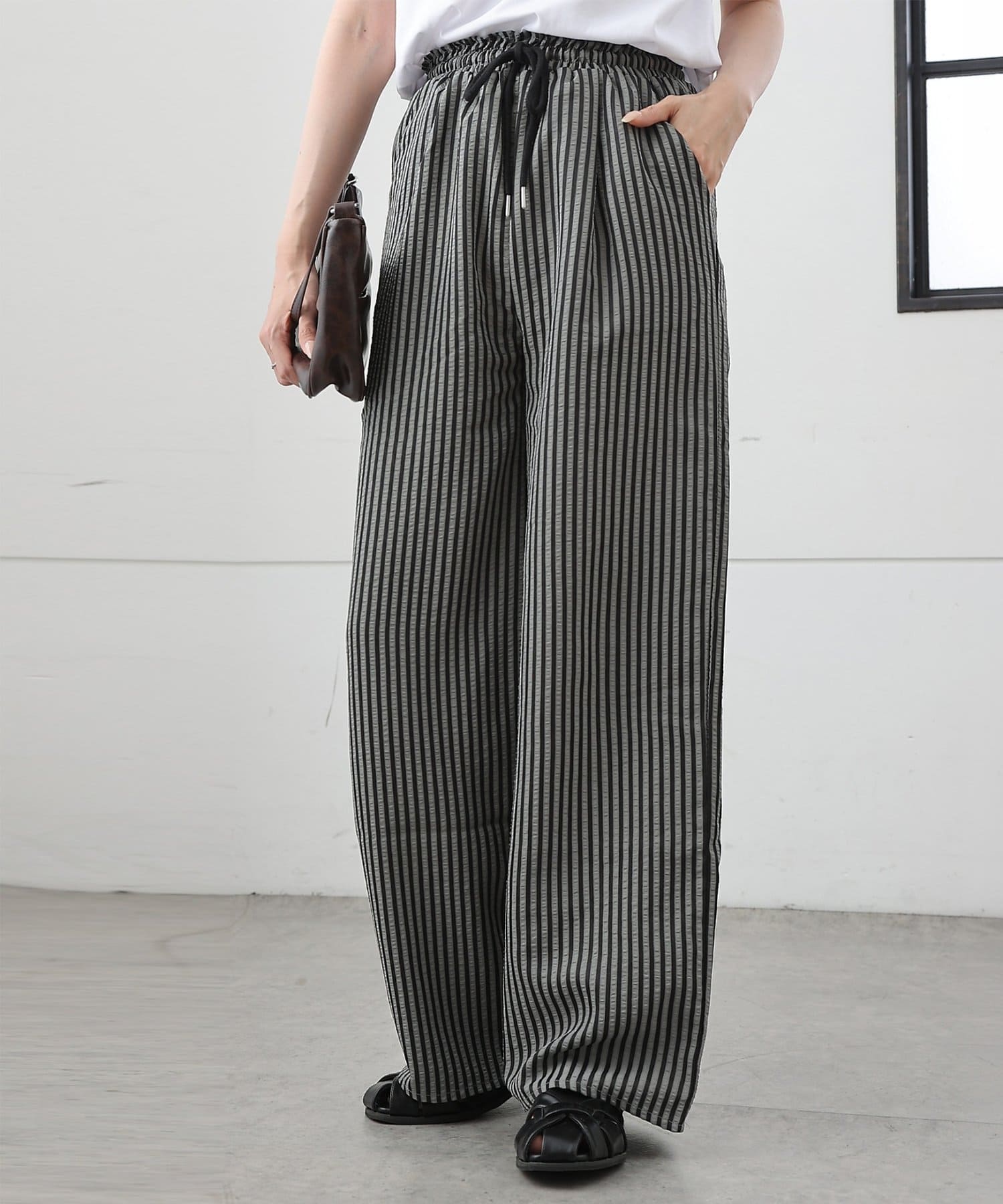 COLONY 2139(コロニー トゥーワンスリーナイン) 【リバイバル/新色追加】ストライプイージーパンツ