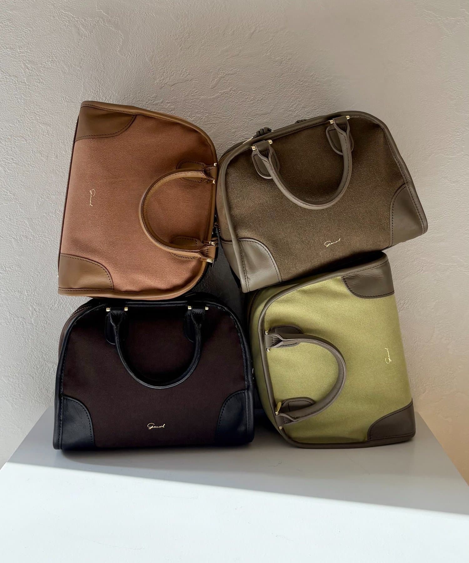 gemeil(ジェムイル) ミニスエードボストン(CE-1703)